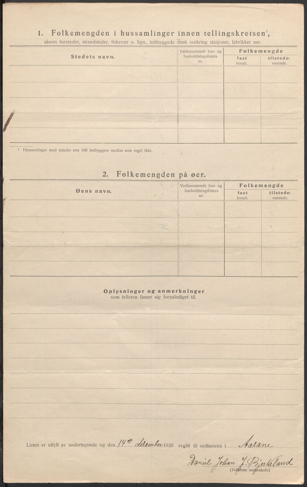 SAB, 1920 census for Åsane, 1920, p. 23