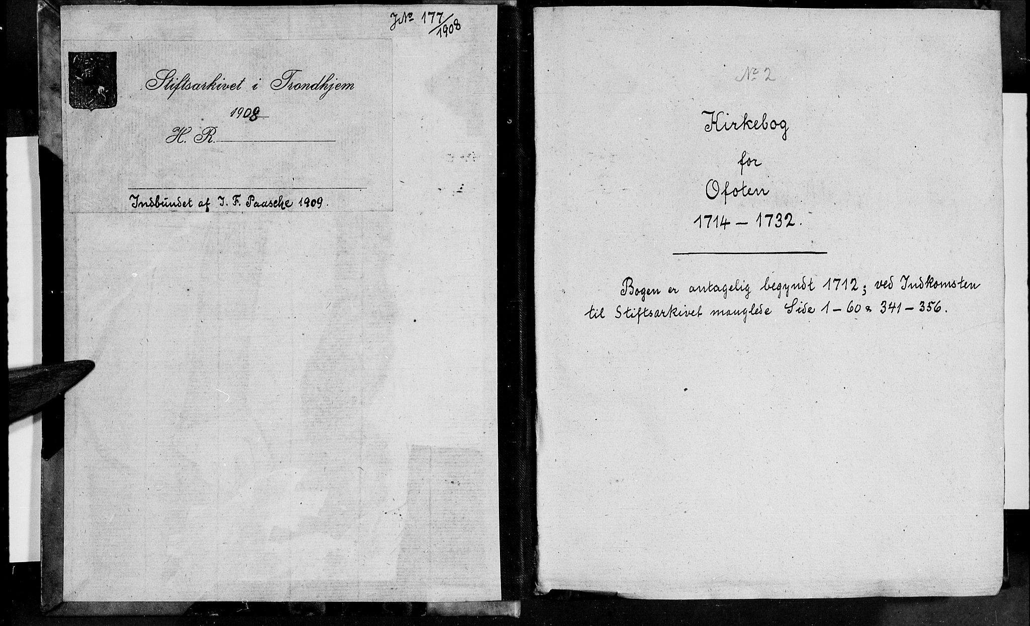 Ministerialprotokoller, klokkerbøker og fødselsregistre - Nordland, SAT/A-1459/863/L0890: Parish register (official) no. 863A02, 1714-1732