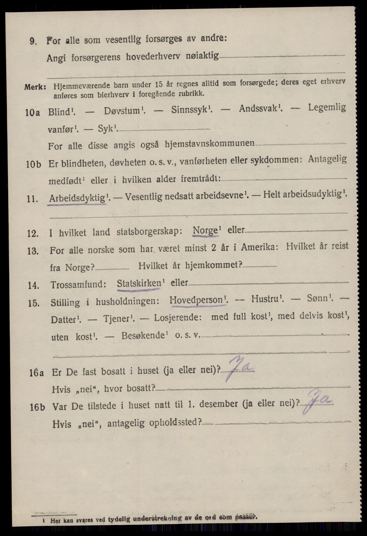 SAT, 1920 census for Øre, 1920, p. 2034