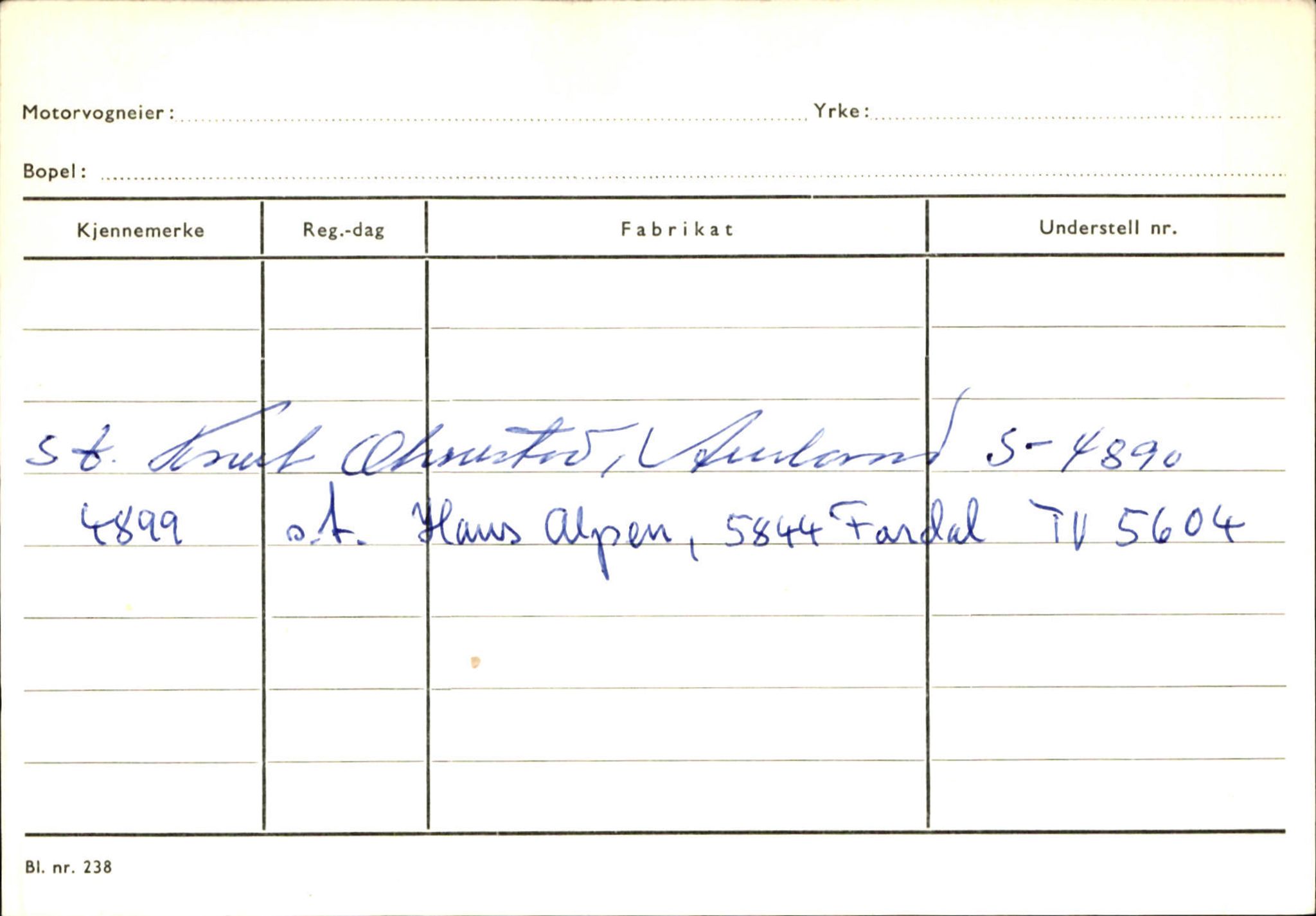 Statens vegvesen, Sogn og Fjordane vegkontor, AV/SAB-A-5301/4/F/L0126: Eigarregister Fjaler M-Å. Leikanger A-Å, 1945-1975, p. 845