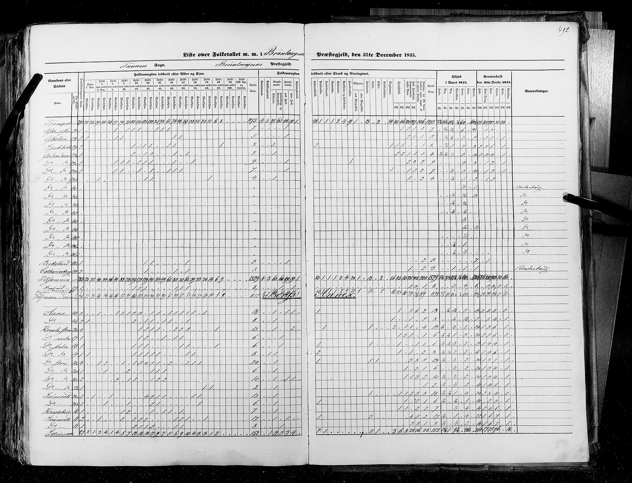 RA, Census 1845, vol. 4: Buskerud amt og Jarlsberg og Larvik amt, 1845, p. 492