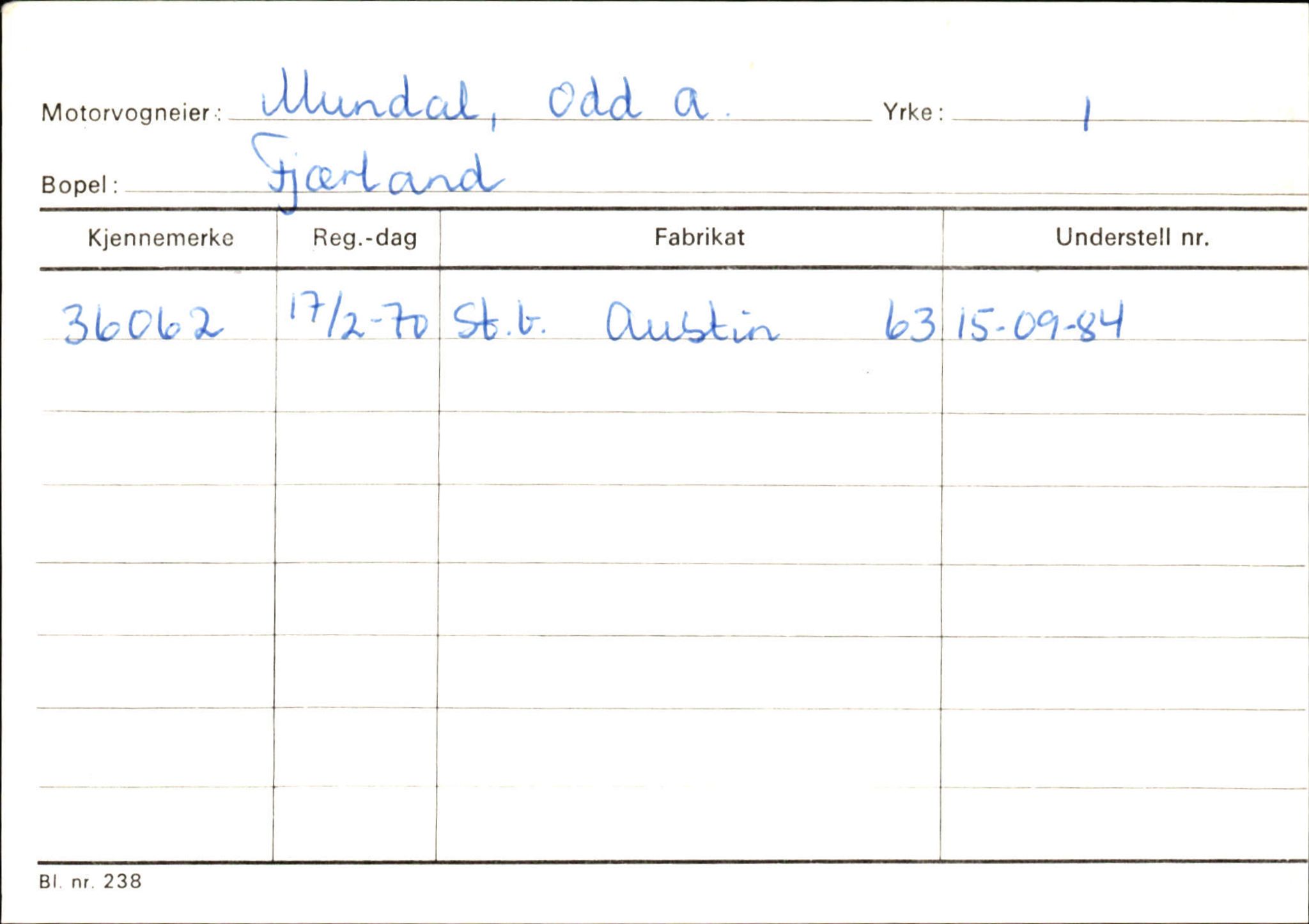 Statens vegvesen, Sogn og Fjordane vegkontor, AV/SAB-A-5301/4/F/L0132: Eigarregister Askvoll A-Å. Balestrand A-Å, 1945-1975, p. 2096