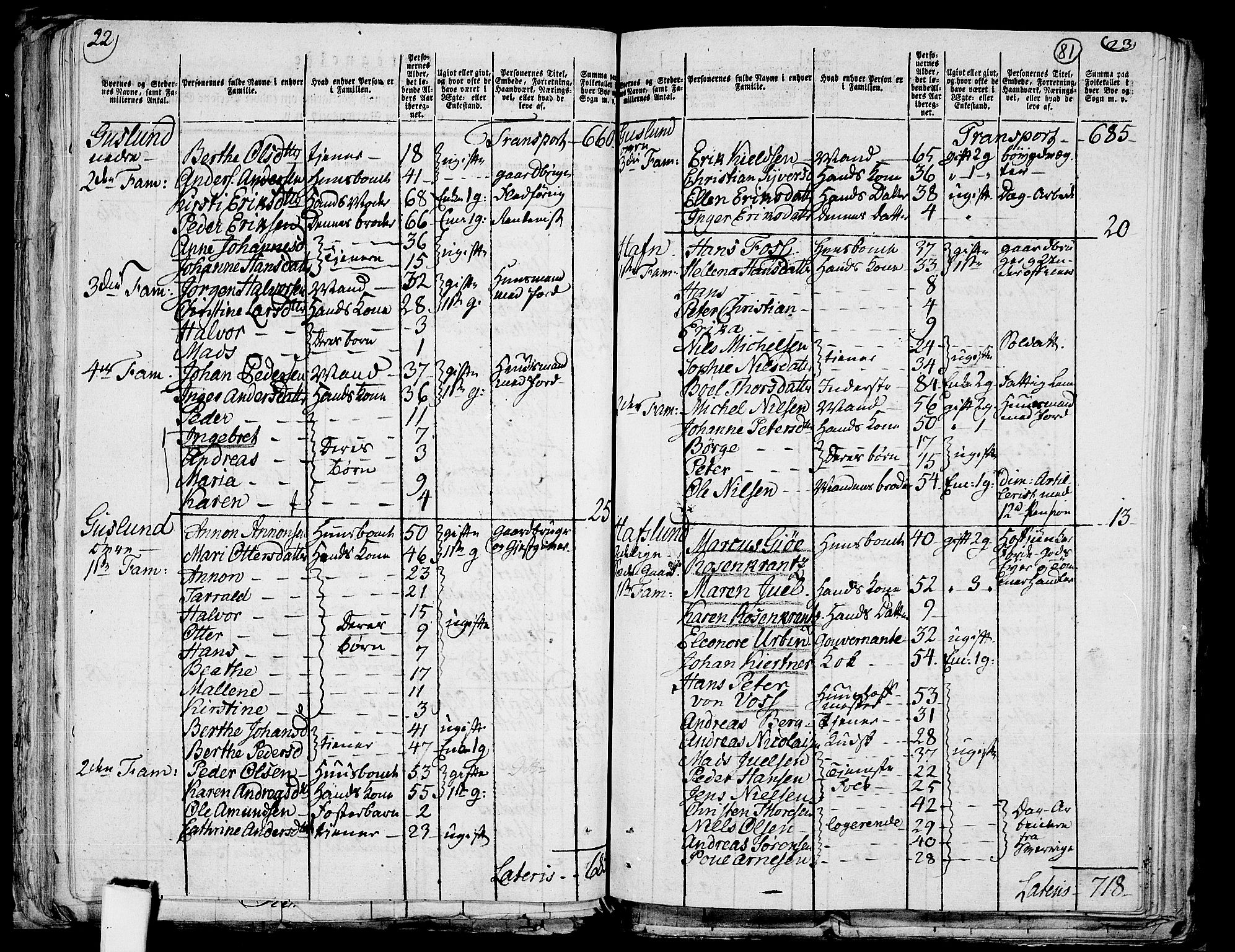 RA, 1801 census for 0115P Skjeberg, 1801, p. 80b-81a