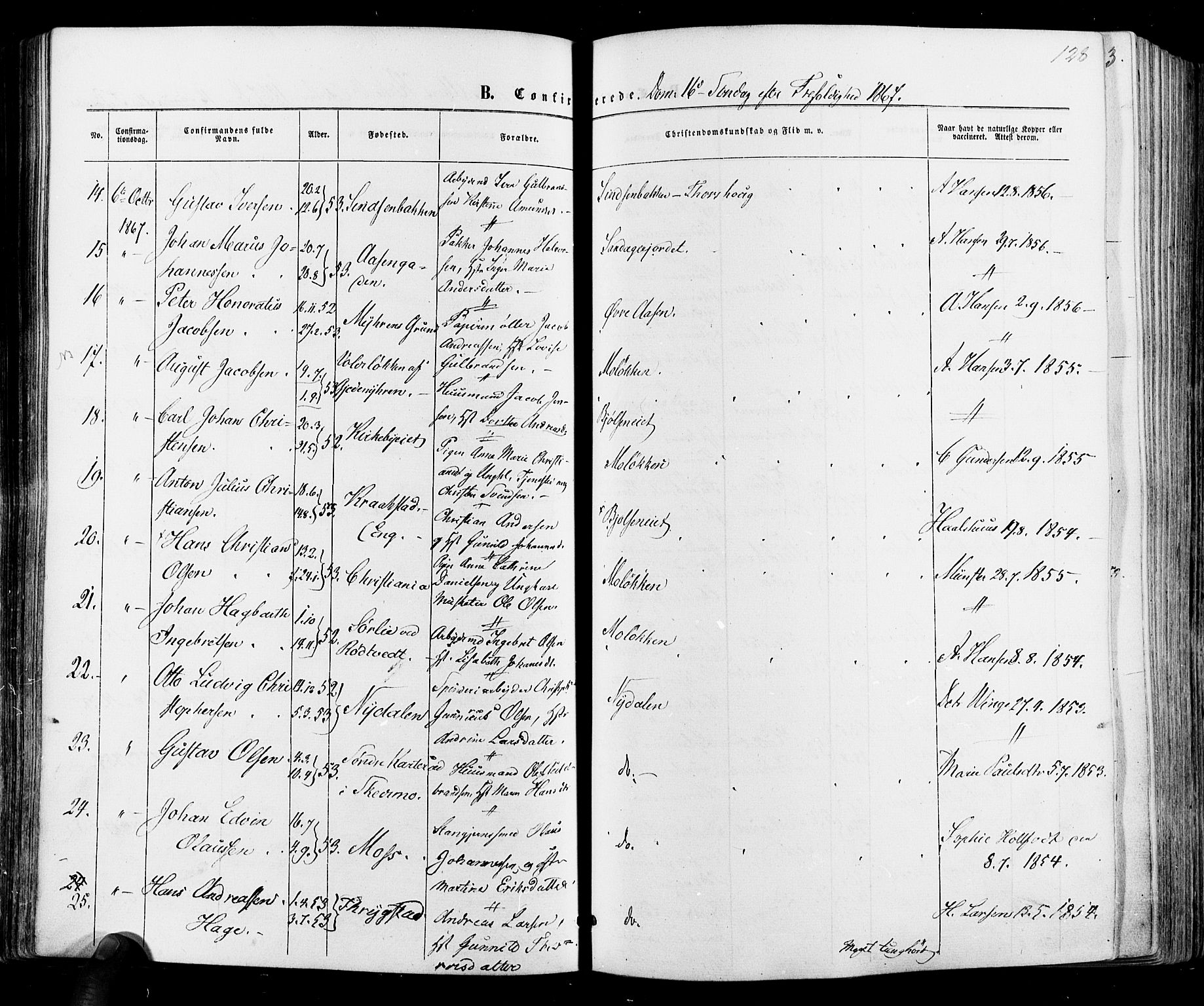 Vestre Aker prestekontor Kirkebøker, AV/SAO-A-10025/F/Fa/L0005: Parish register (official) no. 5, 1859-1877, p. 128