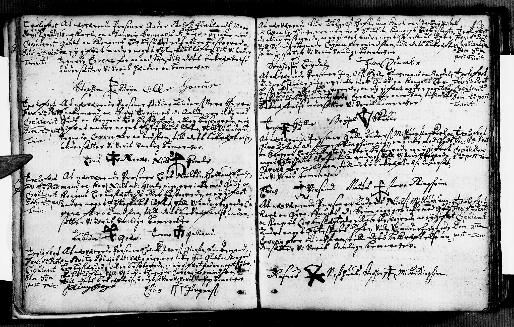 Voss sokneprestembete, SAB/A-79001/H/Haa: Parish register (official) no. A 2, 1709-1730, p. 13