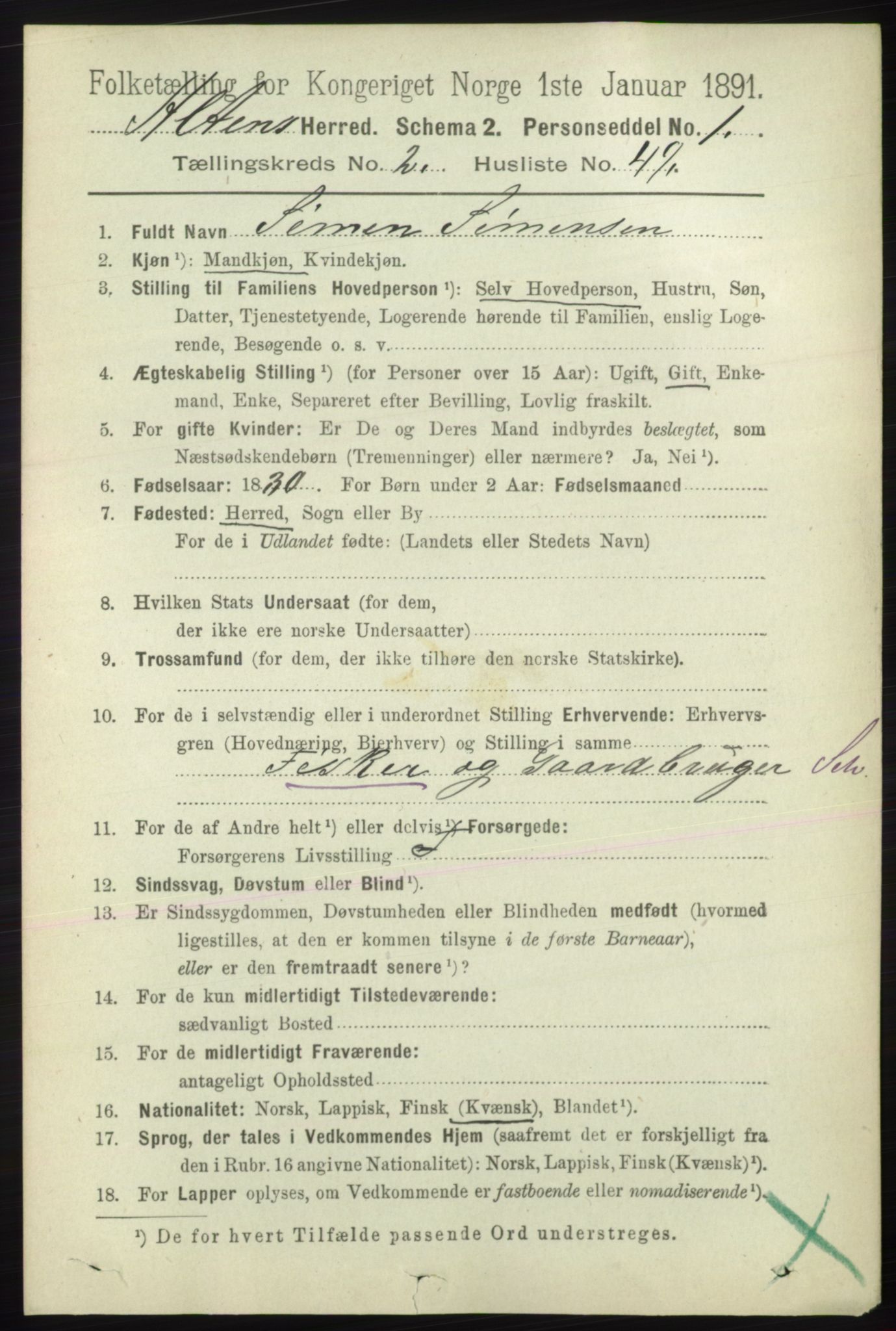 RA, 1891 census for 2012 Alta, 1891, p. 753