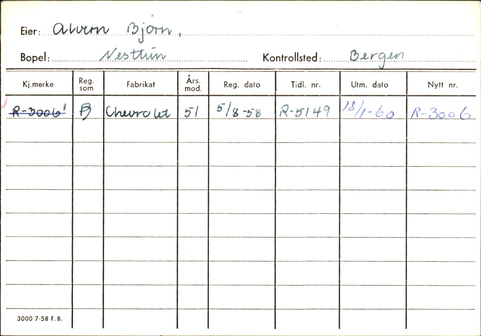 Statens vegvesen, Hordaland vegkontor, AV/SAB-A-5201/2/Ha/L0001: R-eierkort A, 1920-1971, p. 657