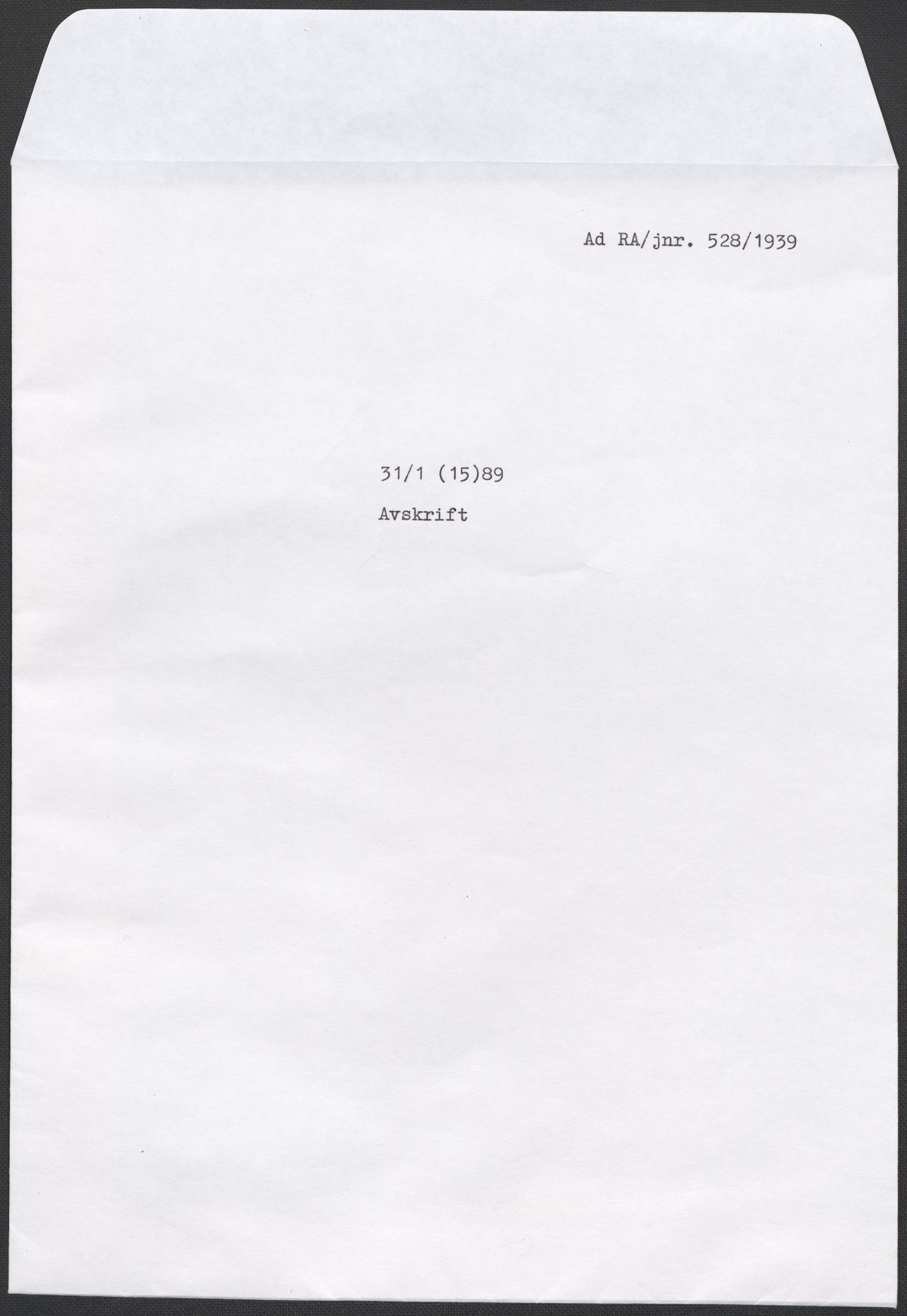 Riksarkivets diplomsamling, AV/RA-EA-5965/F02/L0090: Dokumenter, 1589, p. 12