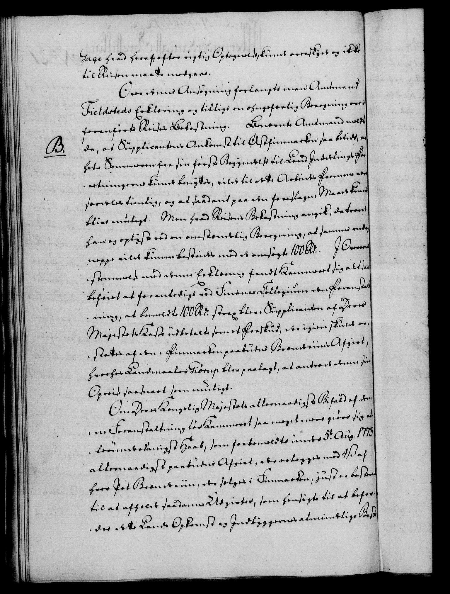 Rentekammeret, Kammerkanselliet, RA/EA-3111/G/Gf/Gfa/L0061: Norsk relasjons- og resolusjonsprotokoll (merket RK 52.61), 1779, p. 177