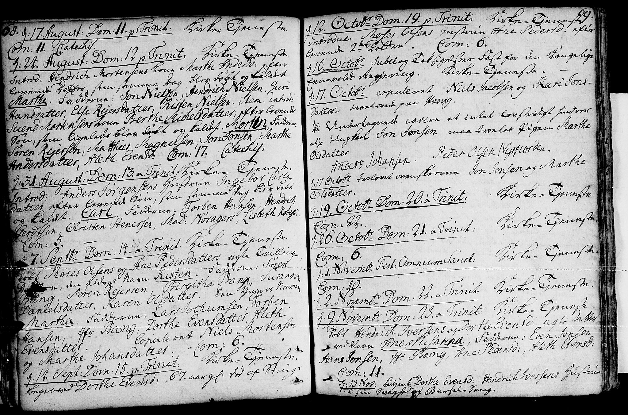 Loppa sokneprestkontor, SATØ/S-1339/H/Ha/L0001kirke: Parish register (official) no. 1 /1, 1753-1784, p. 68-69