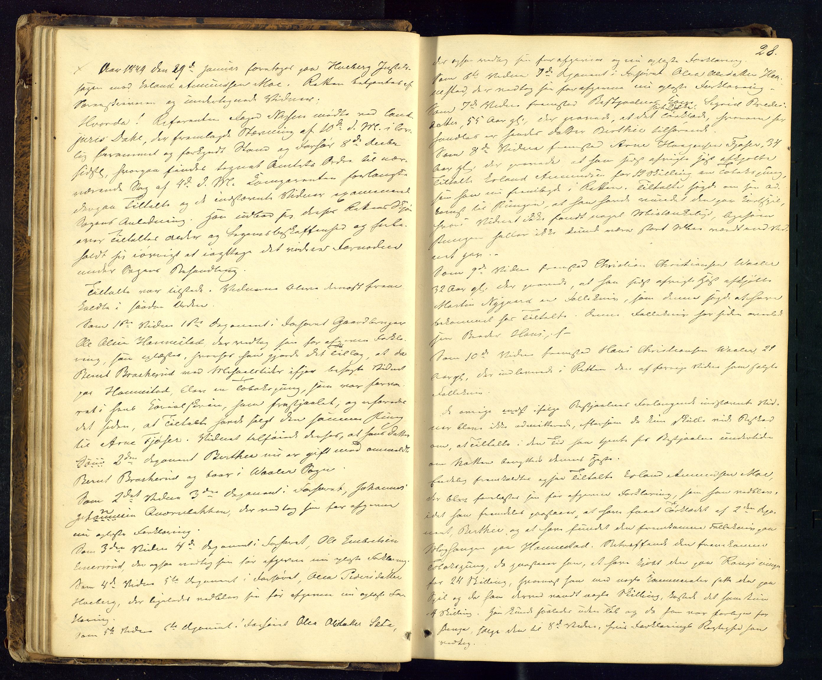 Solør tingrett, AV/SAH-TING-008/G/Gc/Gca/L0003: Ekstrarettsprotokoll, 1848-1851, p. 28
