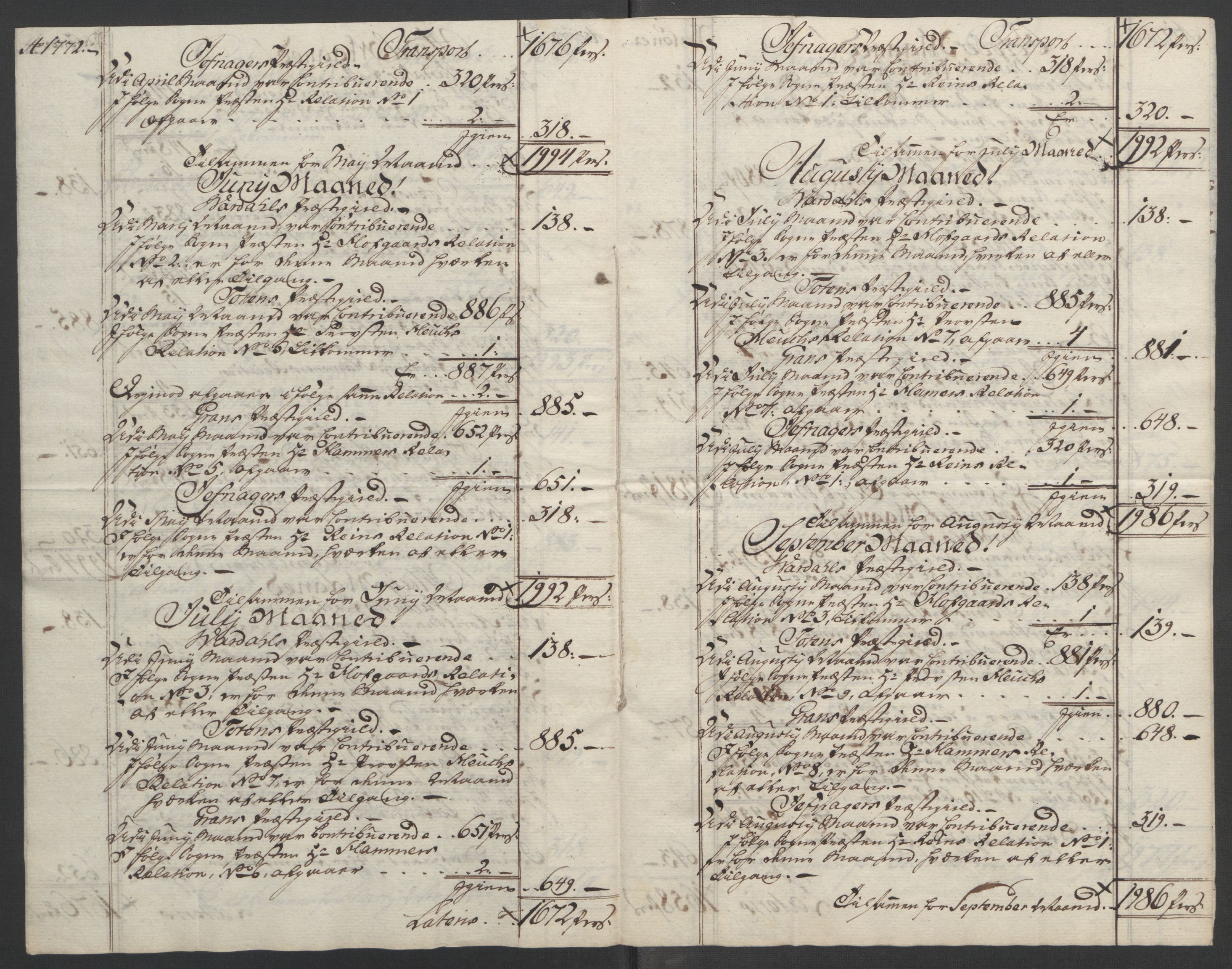 Rentekammeret inntil 1814, Reviderte regnskaper, Fogderegnskap, AV/RA-EA-4092/R19/L1399: Fogderegnskap Toten, Hadeland og Vardal, 1762-1783, p. 247