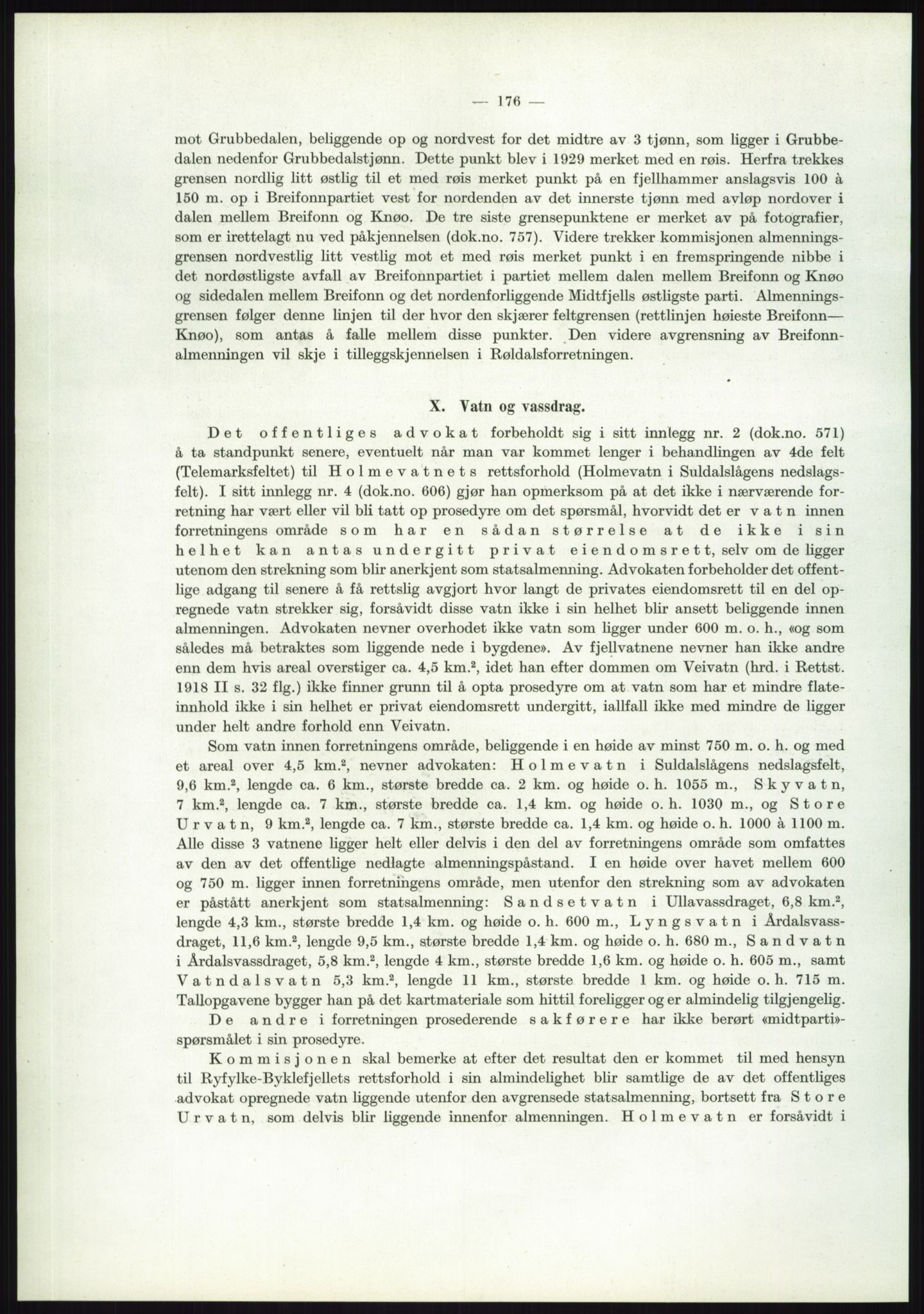 Høyfjellskommisjonen, AV/RA-S-1546/X/Xa/L0001: Nr. 1-33, 1909-1953, p. 1509