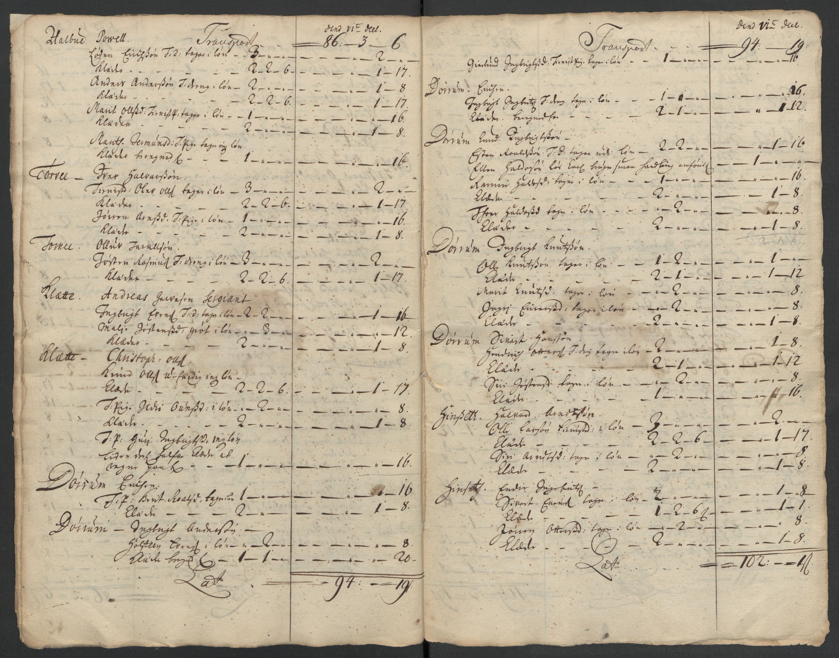Rentekammeret inntil 1814, Reviderte regnskaper, Fogderegnskap, RA/EA-4092/R60/L3962: Fogderegnskap Orkdal og Gauldal, 1711, p. 100
