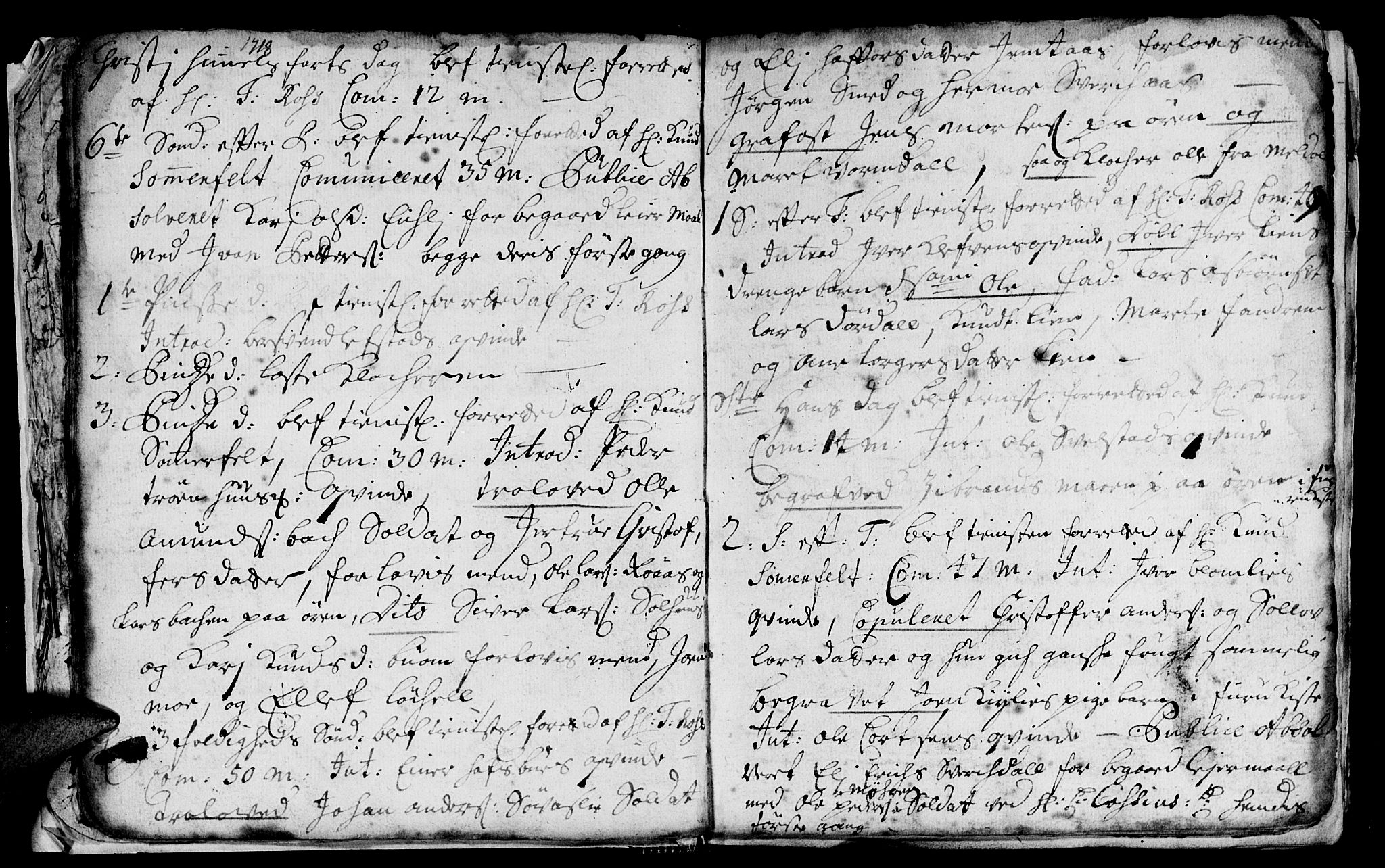 Ministerialprotokoller, klokkerbøker og fødselsregistre - Sør-Trøndelag, SAT/A-1456/668/L0812: Parish register (copy) no. 668C01, 1715-1742