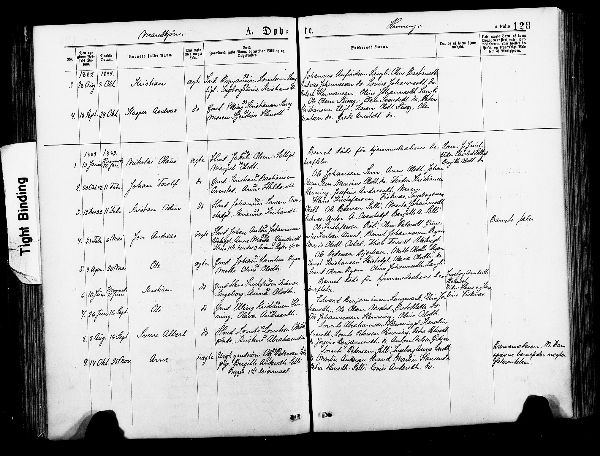 Ministerialprotokoller, klokkerbøker og fødselsregistre - Nord-Trøndelag, SAT/A-1458/735/L0348: Parish register (official) no. 735A09 /3, 1873-1883, p. 128