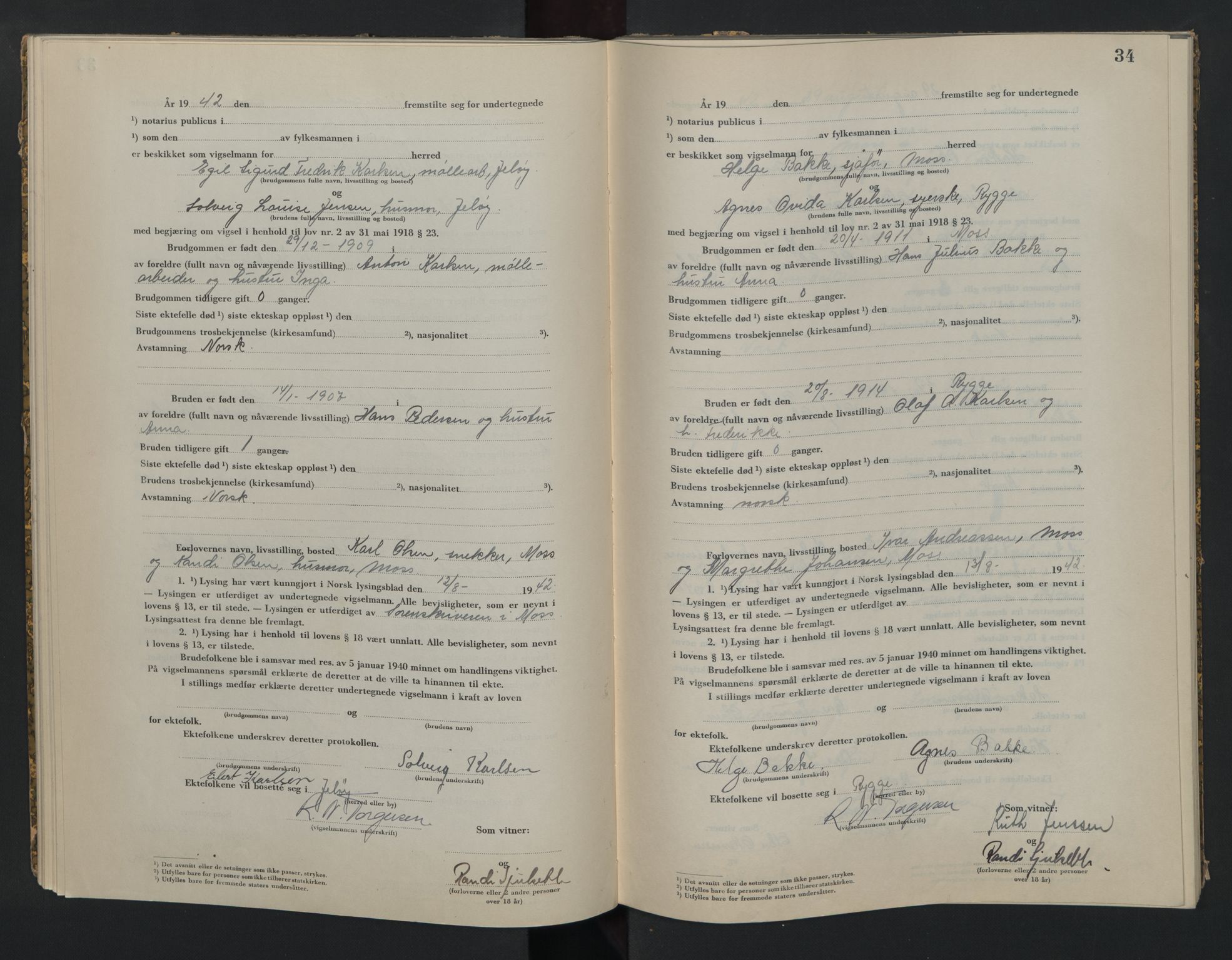 Moss sorenskriveri, AV/SAO-A-10168, 1942-1943, p. 34