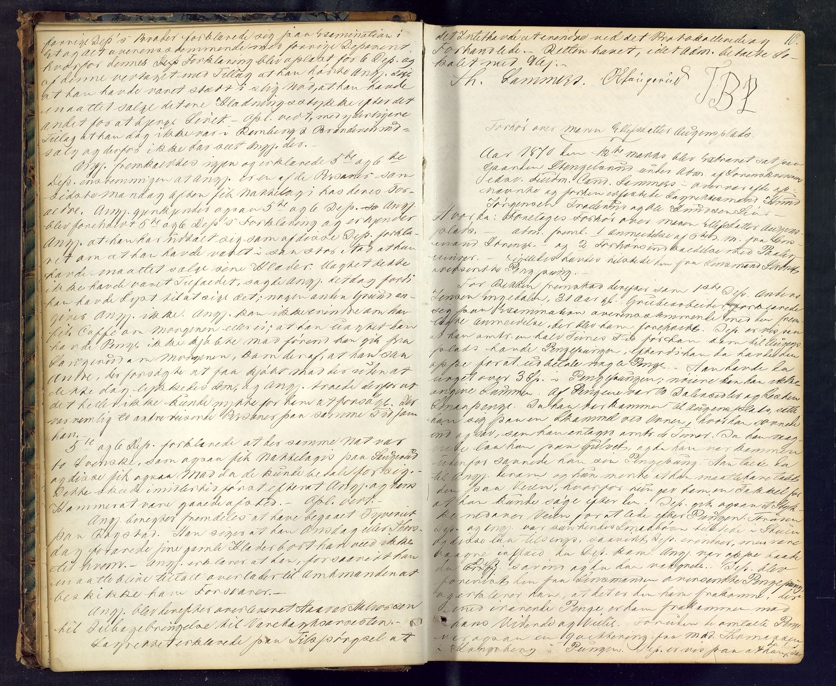 Numedal og Sandsvær sorenskriveri, AV/SAKO-A-128/F/Fc/Fca/L0010: Ekstrarettsprotokoll, 1869-1883, p. 10