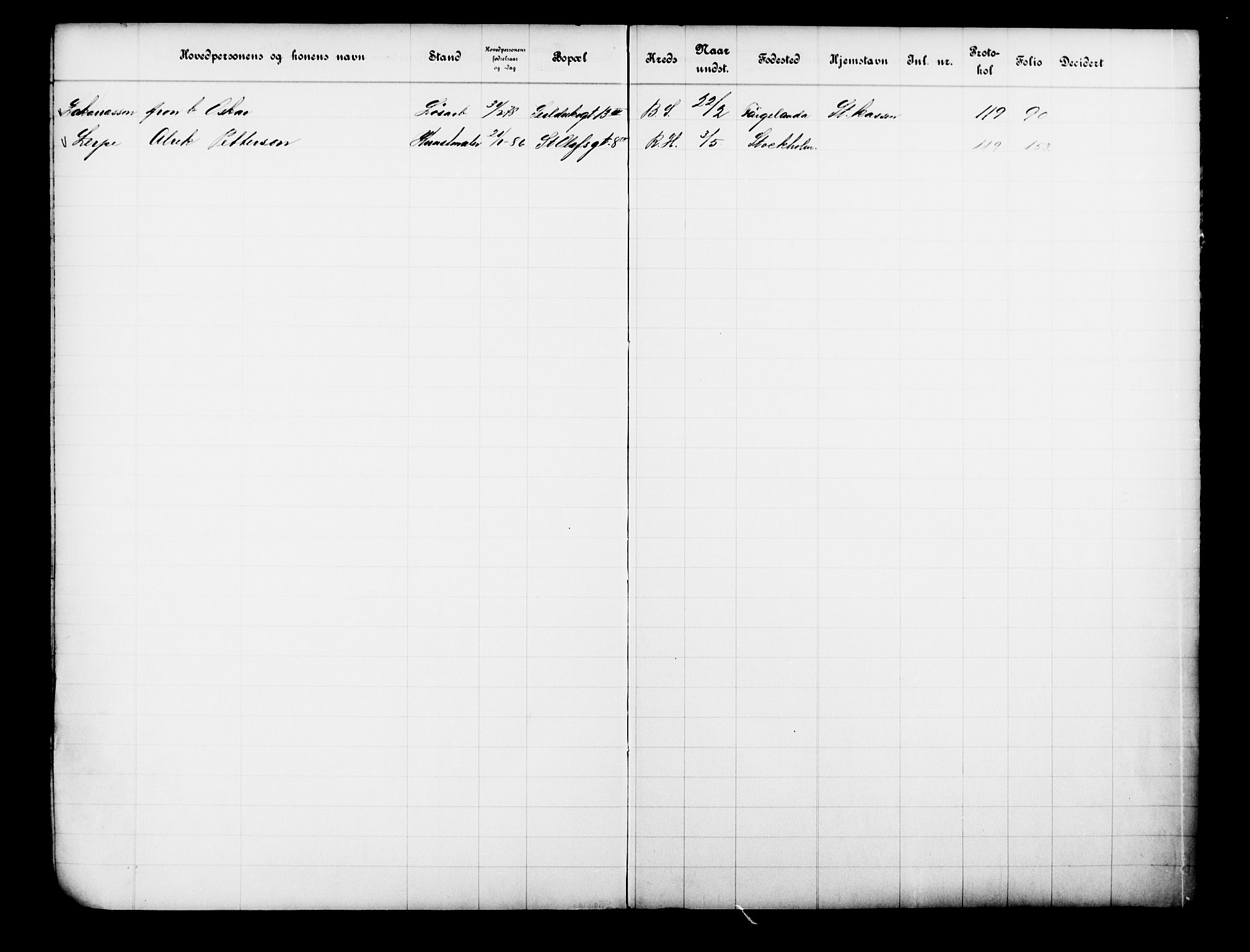 Fattigvesenet, OBA/A-20045/Fb/L0035: Hjemstavnsregister, 1916, p. 191