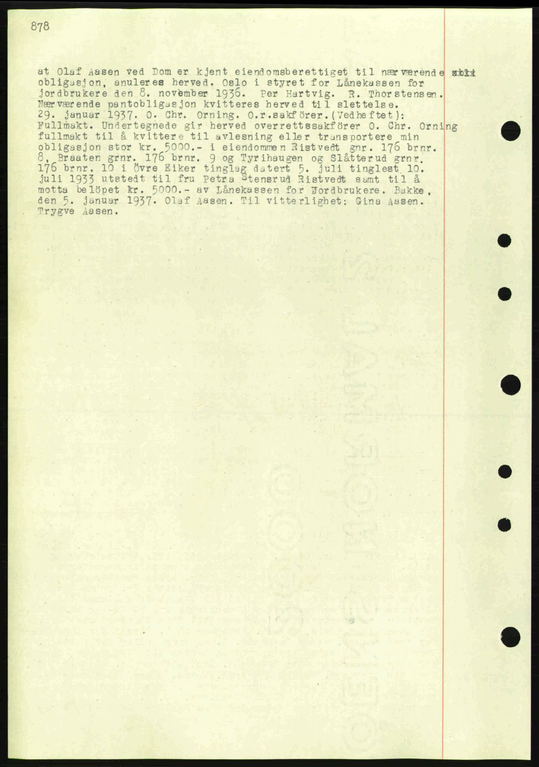 Eiker, Modum og Sigdal sorenskriveri, SAKO/A-123/G/Ga/Gab/L0034: Mortgage book no. A4, 1936-1937, Diary no: : 483/1937