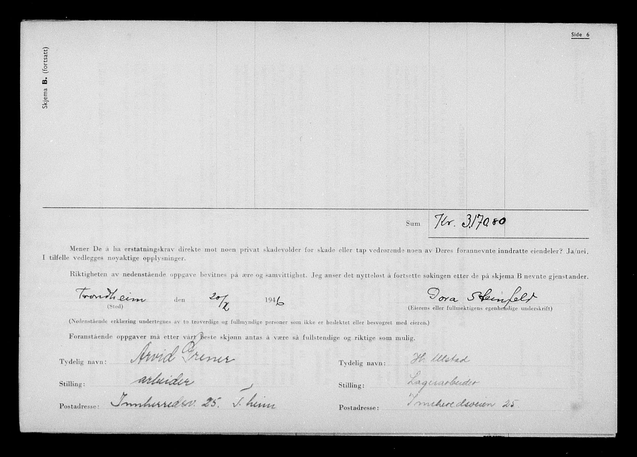 Justisdepartementet, Tilbakeføringskontoret for inndratte formuer, AV/RA-S-1564/H/Hc/Hca/L0908: --, 1945-1947, p. 298