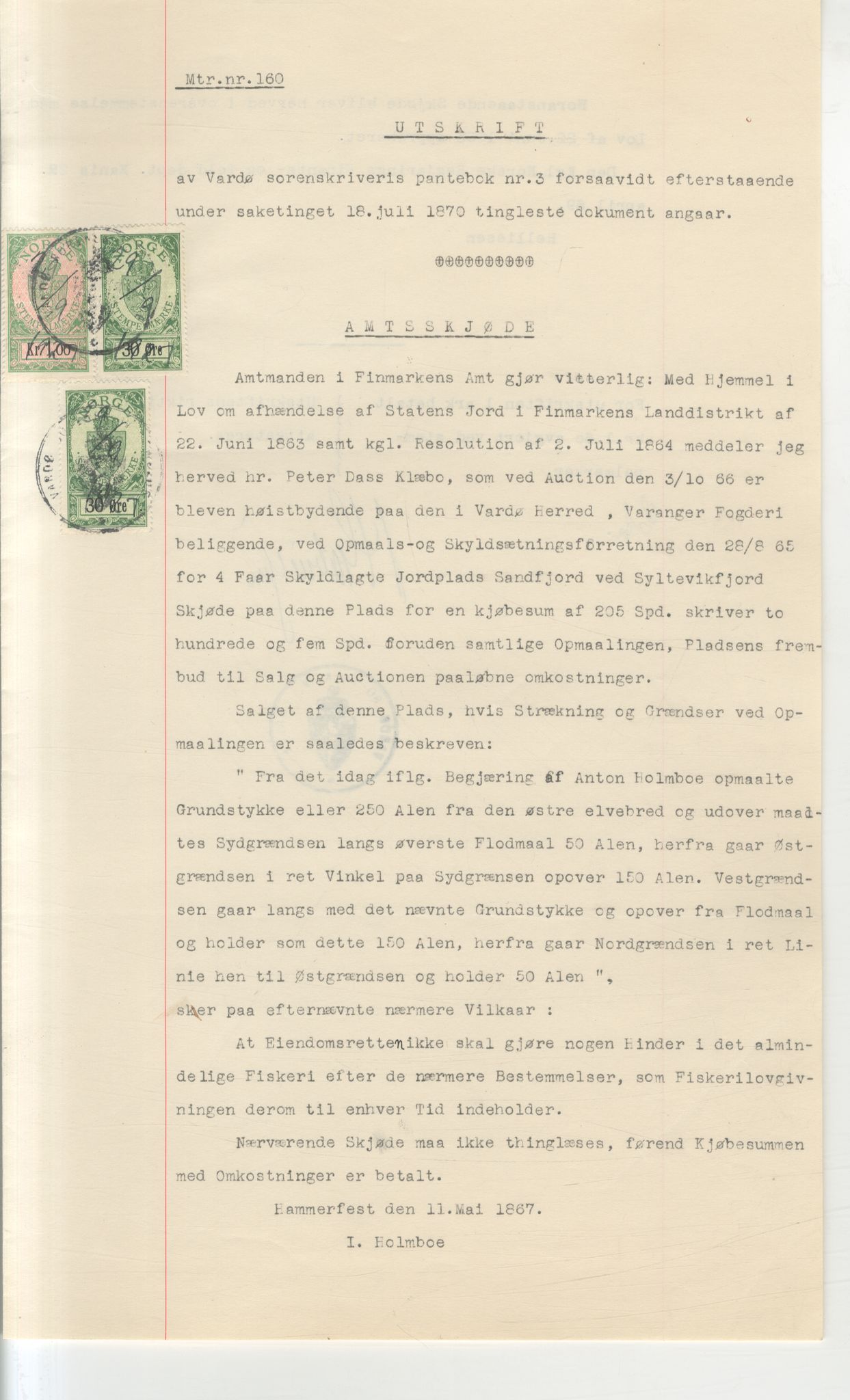 Brodtkorb handel A/S, VAMU/A-0001/Q/Qb/L0003: Faste eiendommer i Vardø Herred, 1862-1939, p. 414