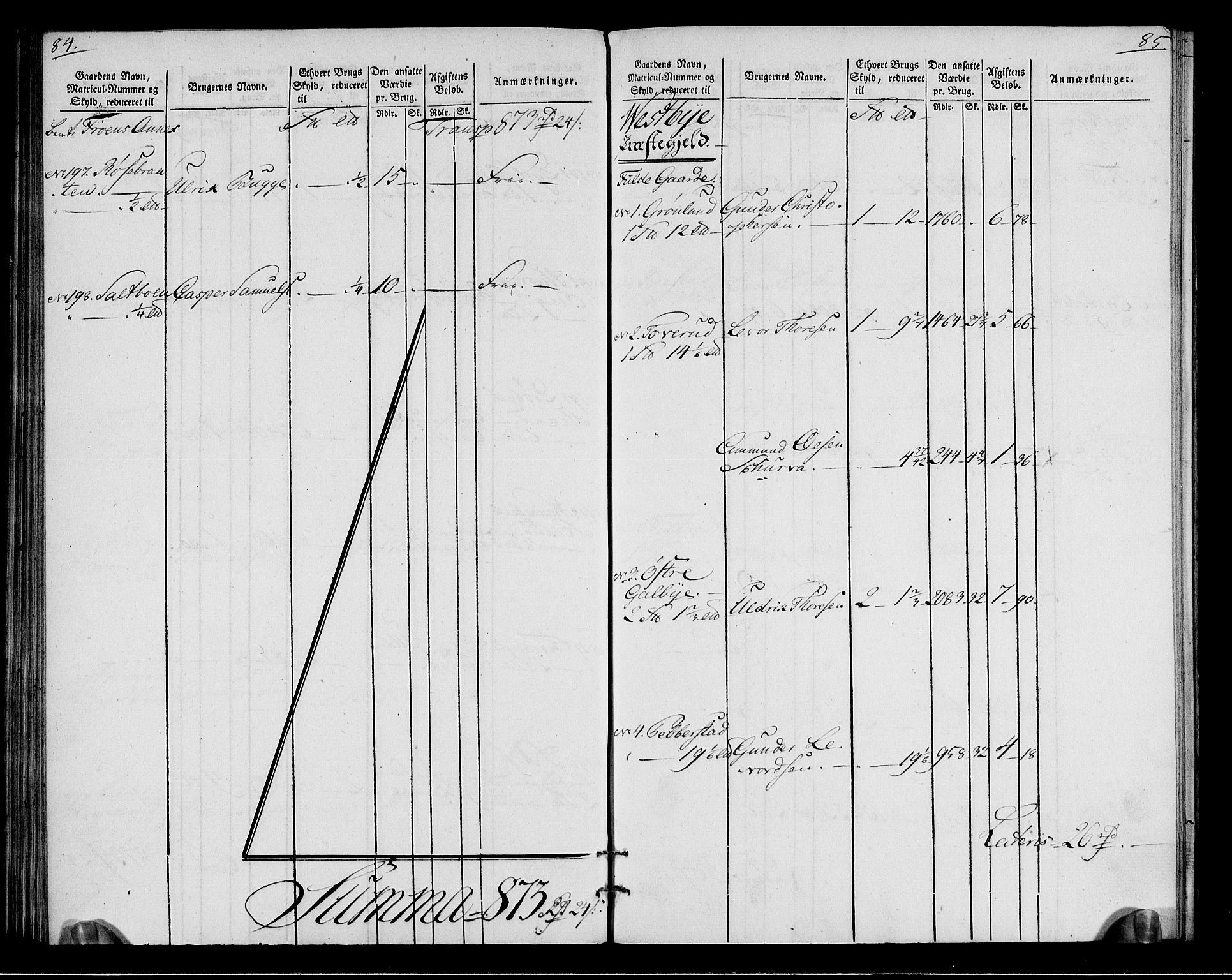 Rentekammeret inntil 1814, Realistisk ordnet avdeling, RA/EA-4070/N/Ne/Nea/L0015: Follo fogderi. Oppebørselsregister, 1803-1804, p. 46