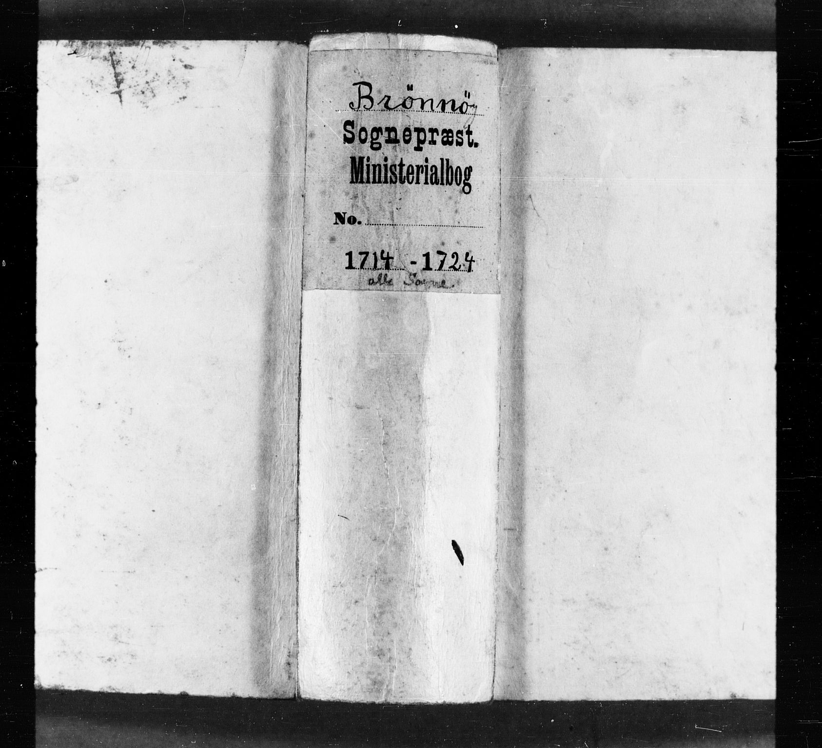 Ministerialprotokoller, klokkerbøker og fødselsregistre - Nordland, SAT/A-1459/813/L0193: Parish register (official) no. 813A03, 1714-1724
