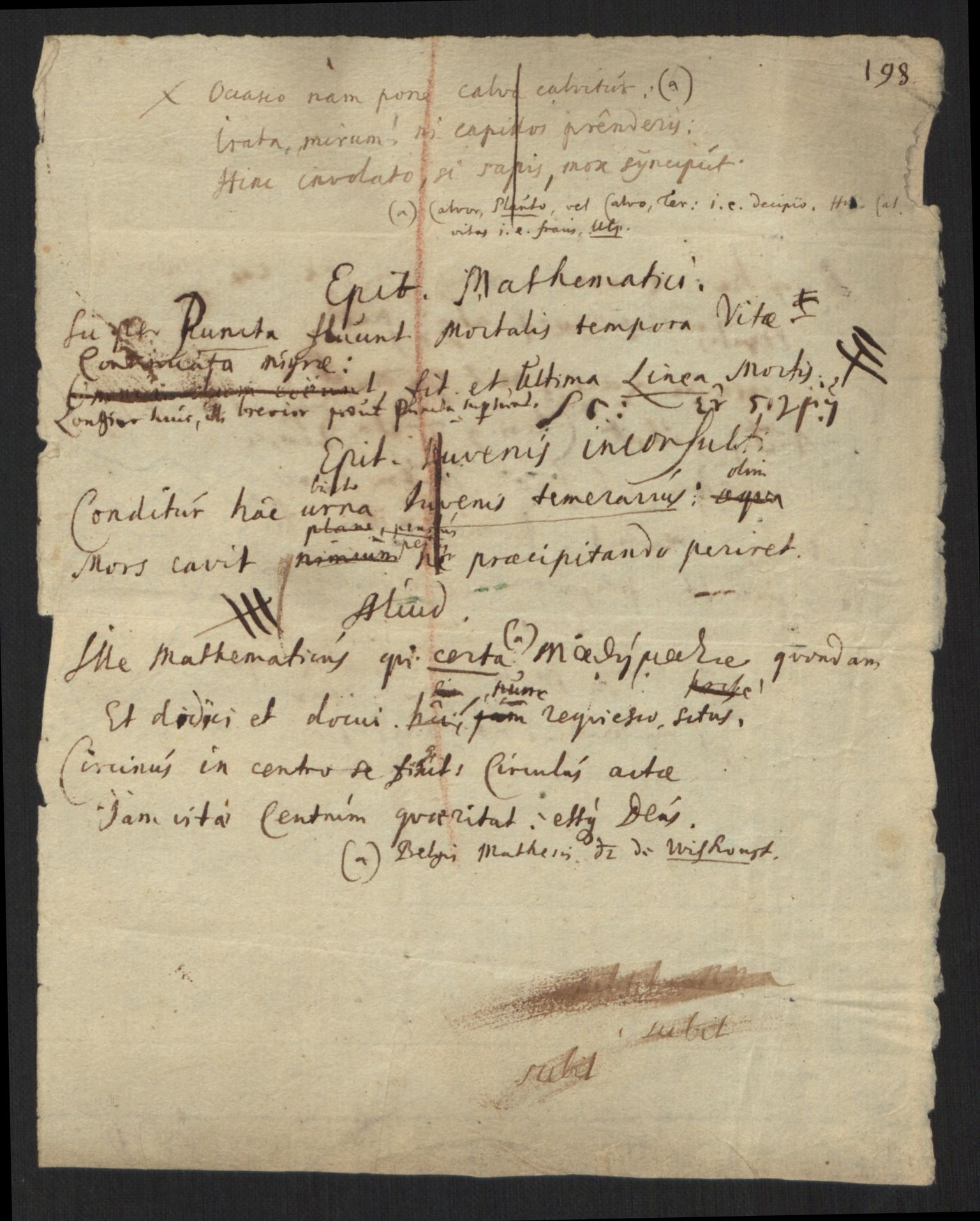 Mørch, Andreas Jensen, AV/RA-PA-0004/F/L0001: Brev, avskrifter, familiedokumenter m.v., 1345-1834, p. 41