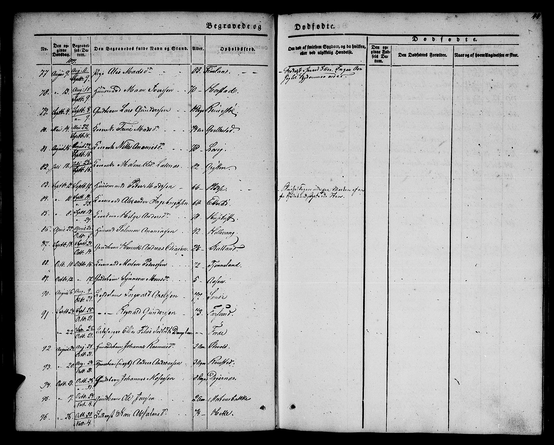 Førde sokneprestembete, SAB/A-79901/H/Haa/Haaa/L0008: Parish register (official) no. A 8, 1843-1860, p. 44