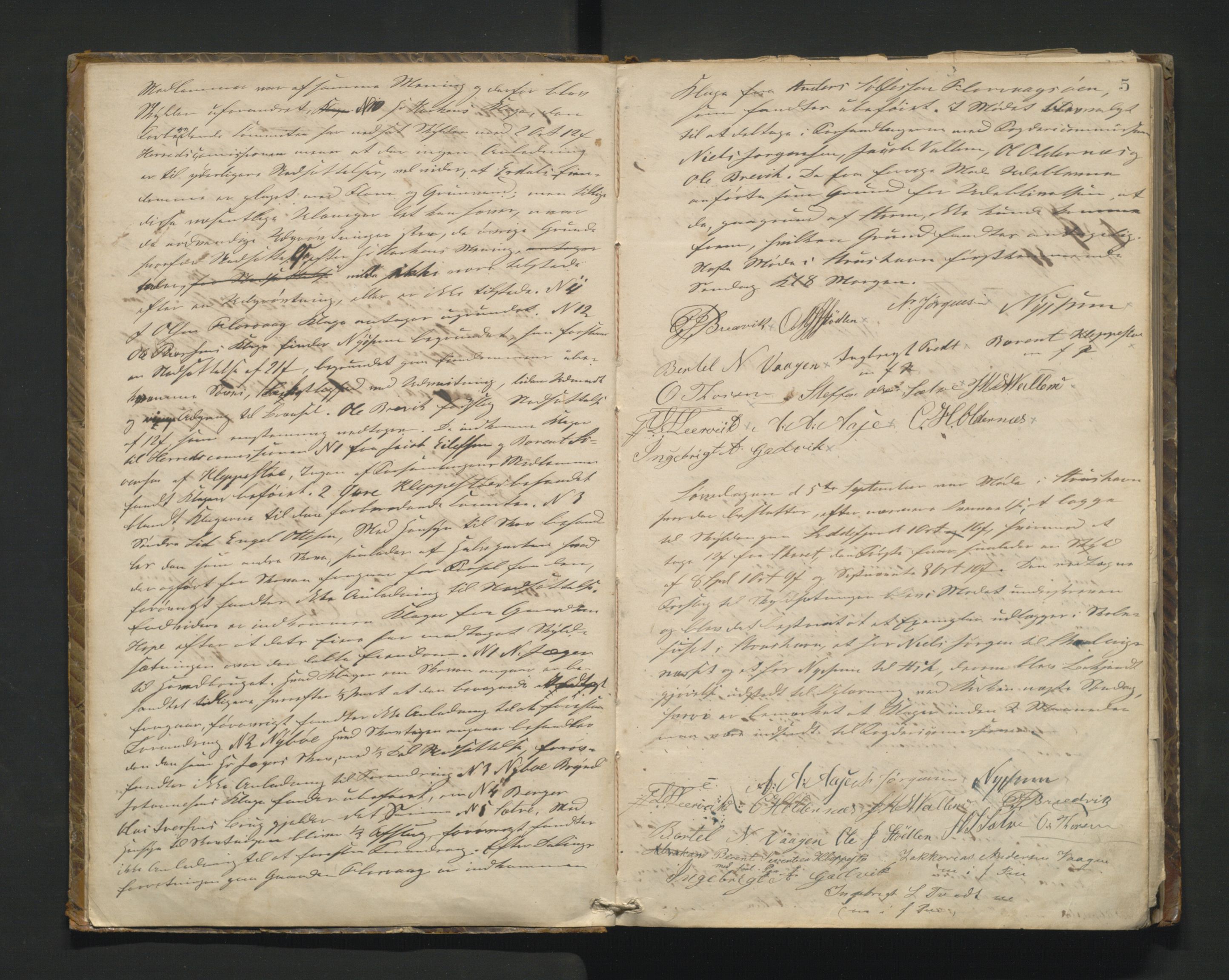 Askøy kommune. Herredskommisjonen av 1863, IKAH/1247-181/A/Aa/L0001: Møtebok for Askøy herredskommisjon, 1864-1869