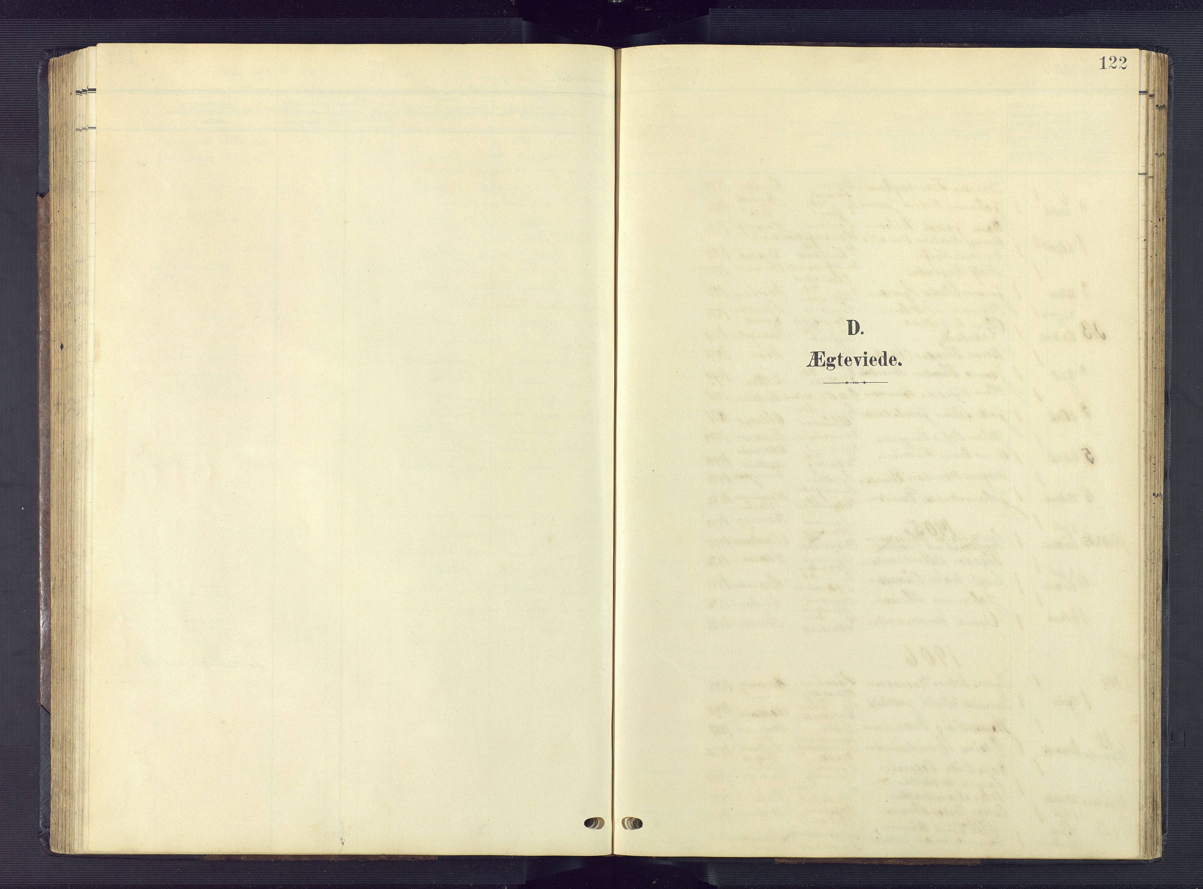 Lyngdal sokneprestkontor, AV/SAK-1111-0029/F/Fb/Fba/L0004: Parish register (copy) no. B 4, 1904-1950, p. 122