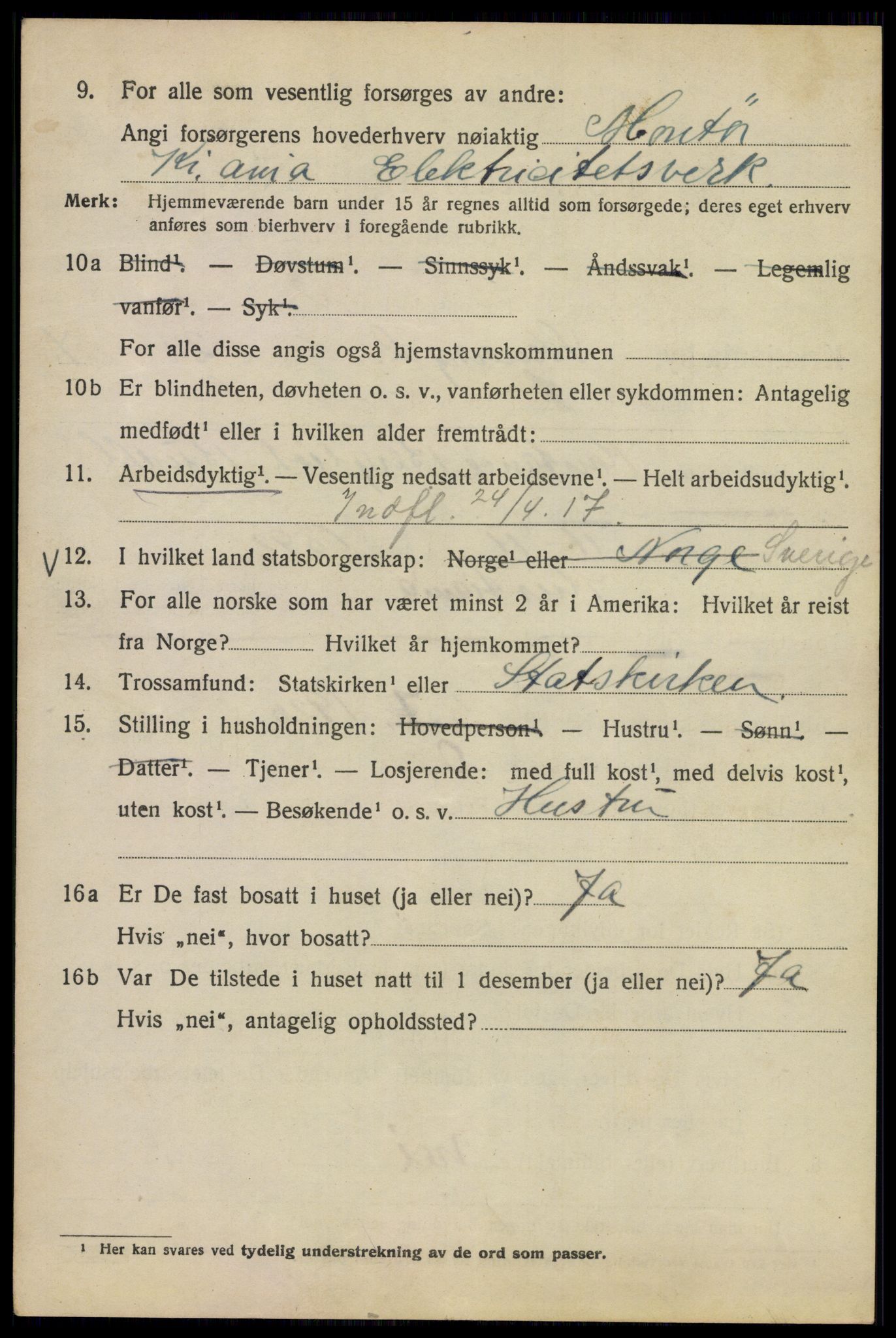 SAO, 1920 census for Kristiania, 1920, p. 539932