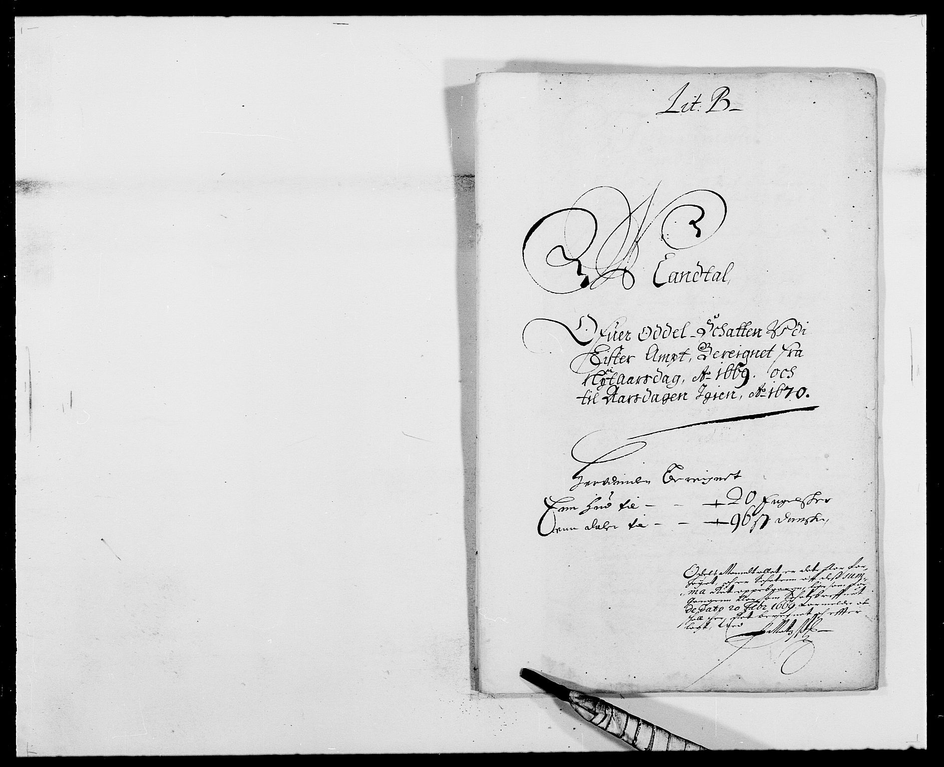 Rentekammeret inntil 1814, Reviderte regnskaper, Fogderegnskap, RA/EA-4092/R41/L2525: Fogderegnskap Lista, 1669-1671, p. 50