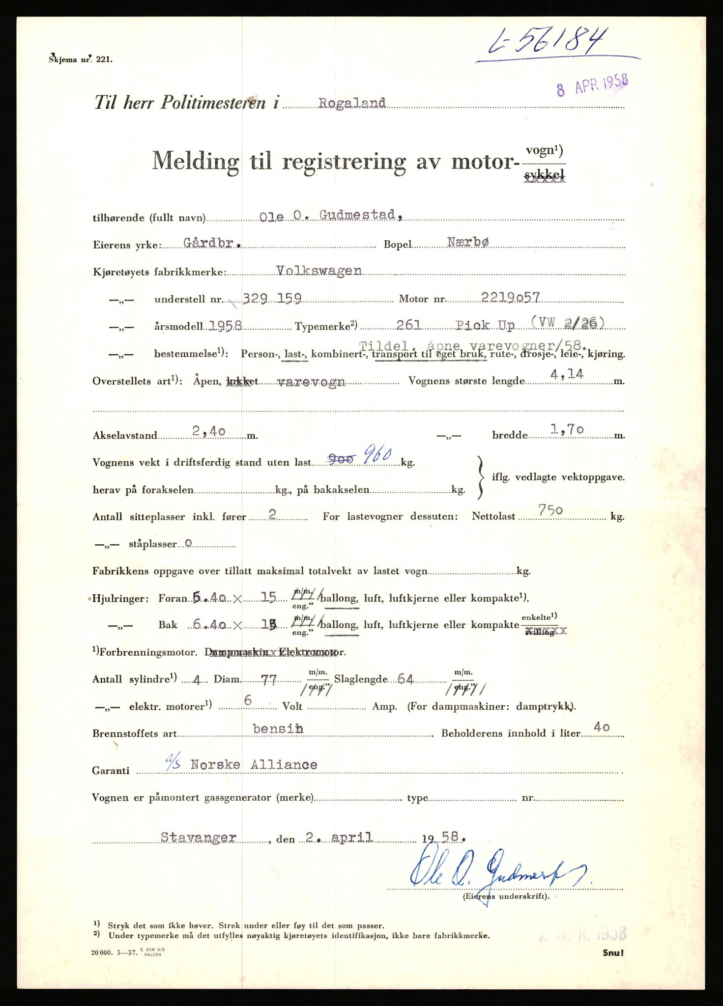 Stavanger trafikkstasjon, AV/SAST-A-101942/0/F/L0055: L-55700 - L-56499, 1930-1971, p. 1029