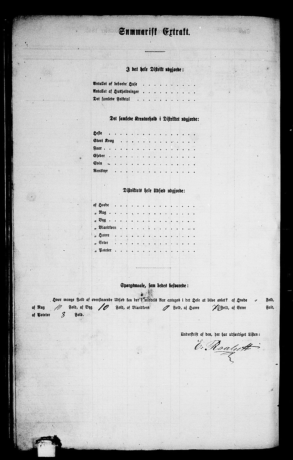 RA, 1865 census for Stangvik, 1865, p. 153