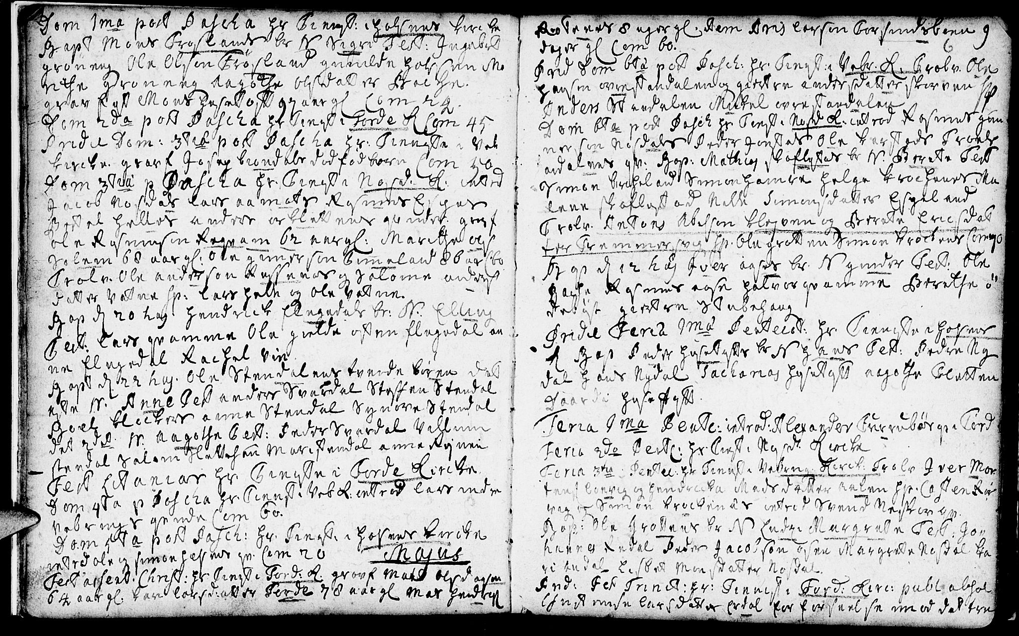 Førde sokneprestembete, SAB/A-79901/H/Haa/Haaa/L0002: Parish register (official) no. A 2, 1728-1748, p. 6