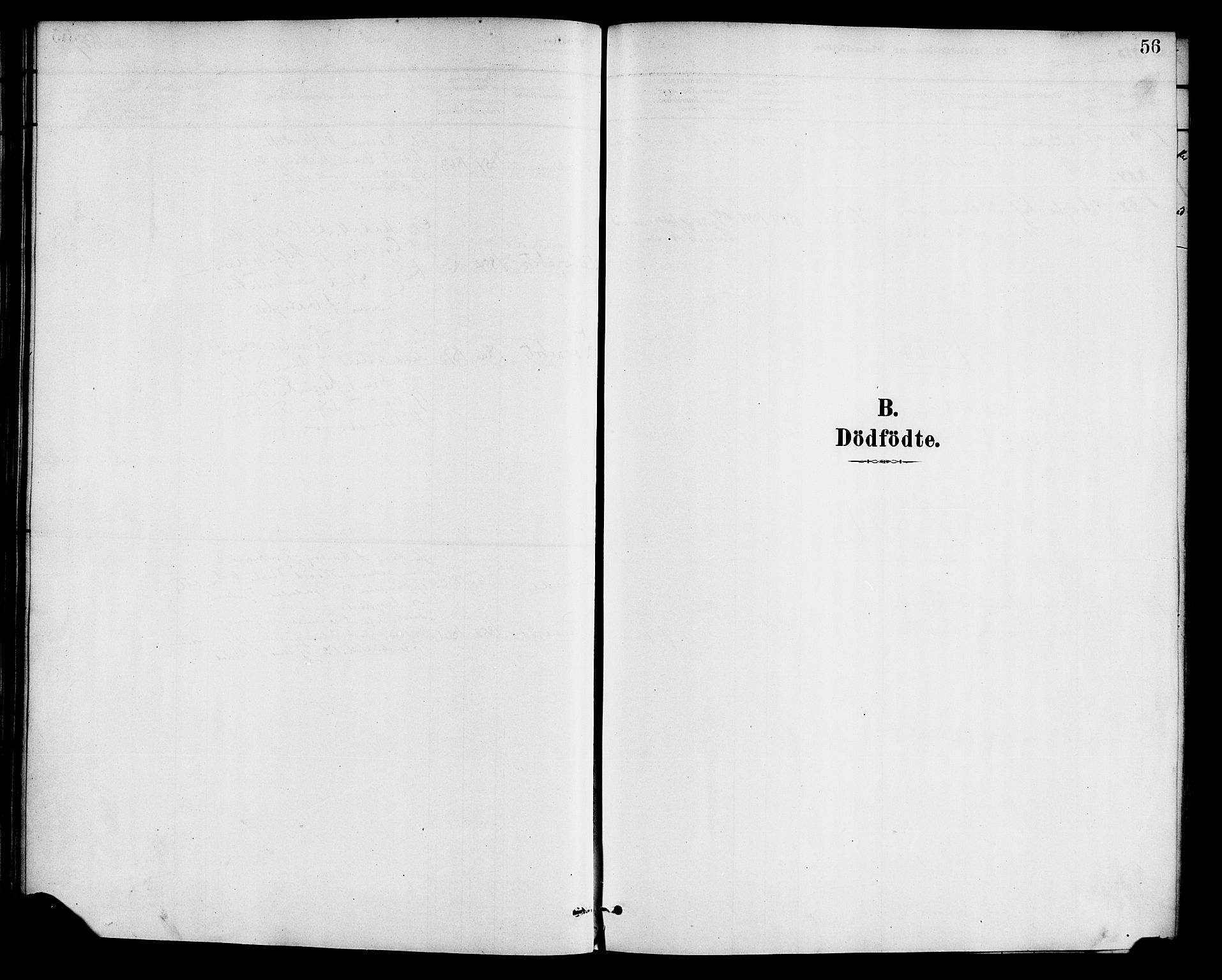 Gaular sokneprestembete, SAB/A-80001/H/Haa: Parish register (official) no. B 1, 1882-1897, p. 56