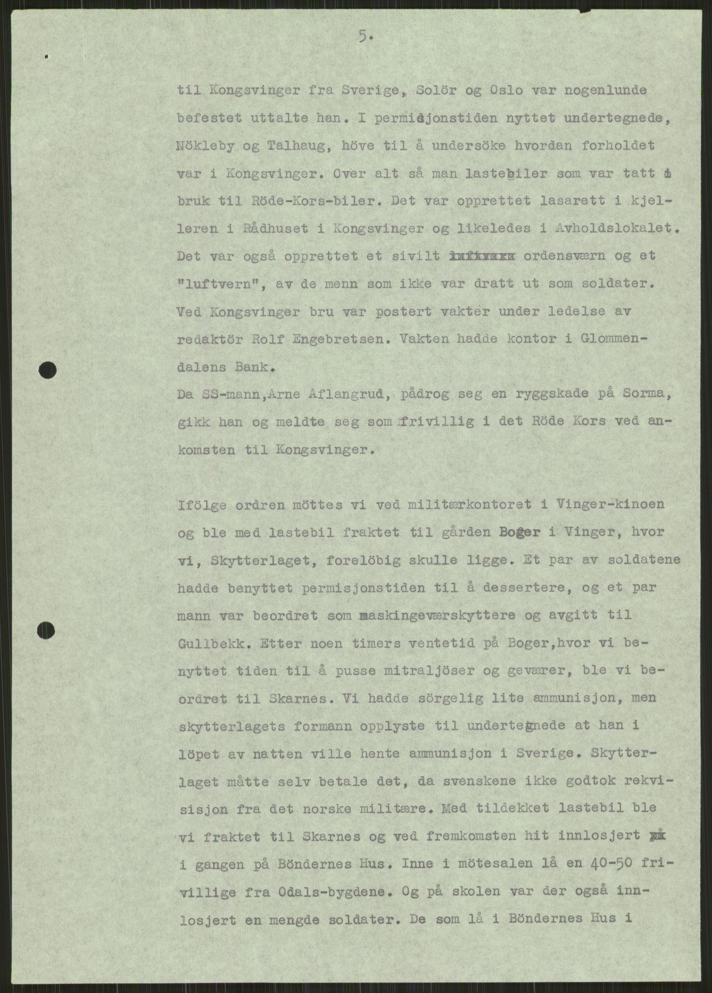 Forsvaret, Forsvarets krigshistoriske avdeling, AV/RA-RAFA-2017/Y/Ya/L0013: II-C-11-31 - Fylkesmenn.  Rapporter om krigsbegivenhetene 1940., 1940, p. 908