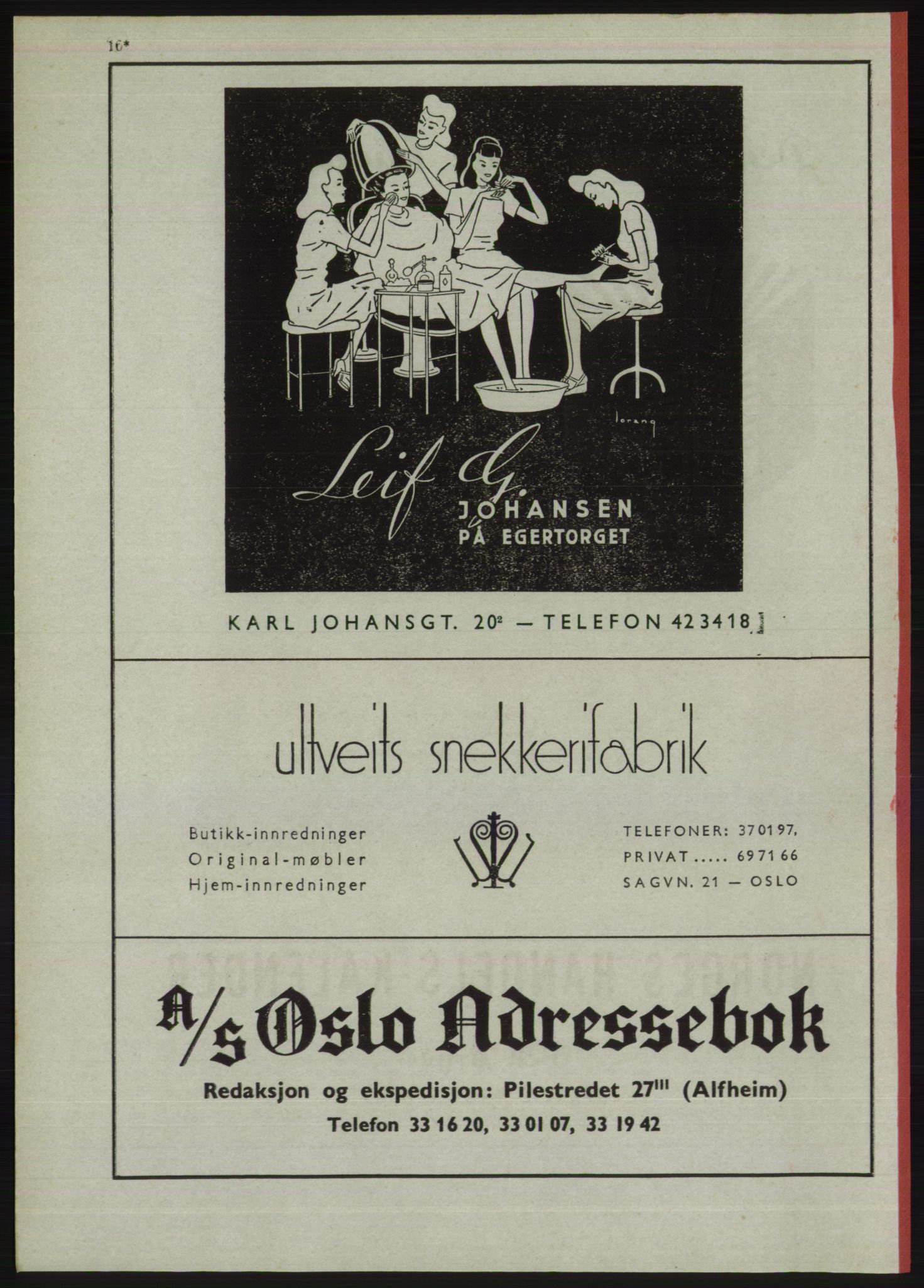 Kristiania/Oslo adressebok, PUBL/-, 1948