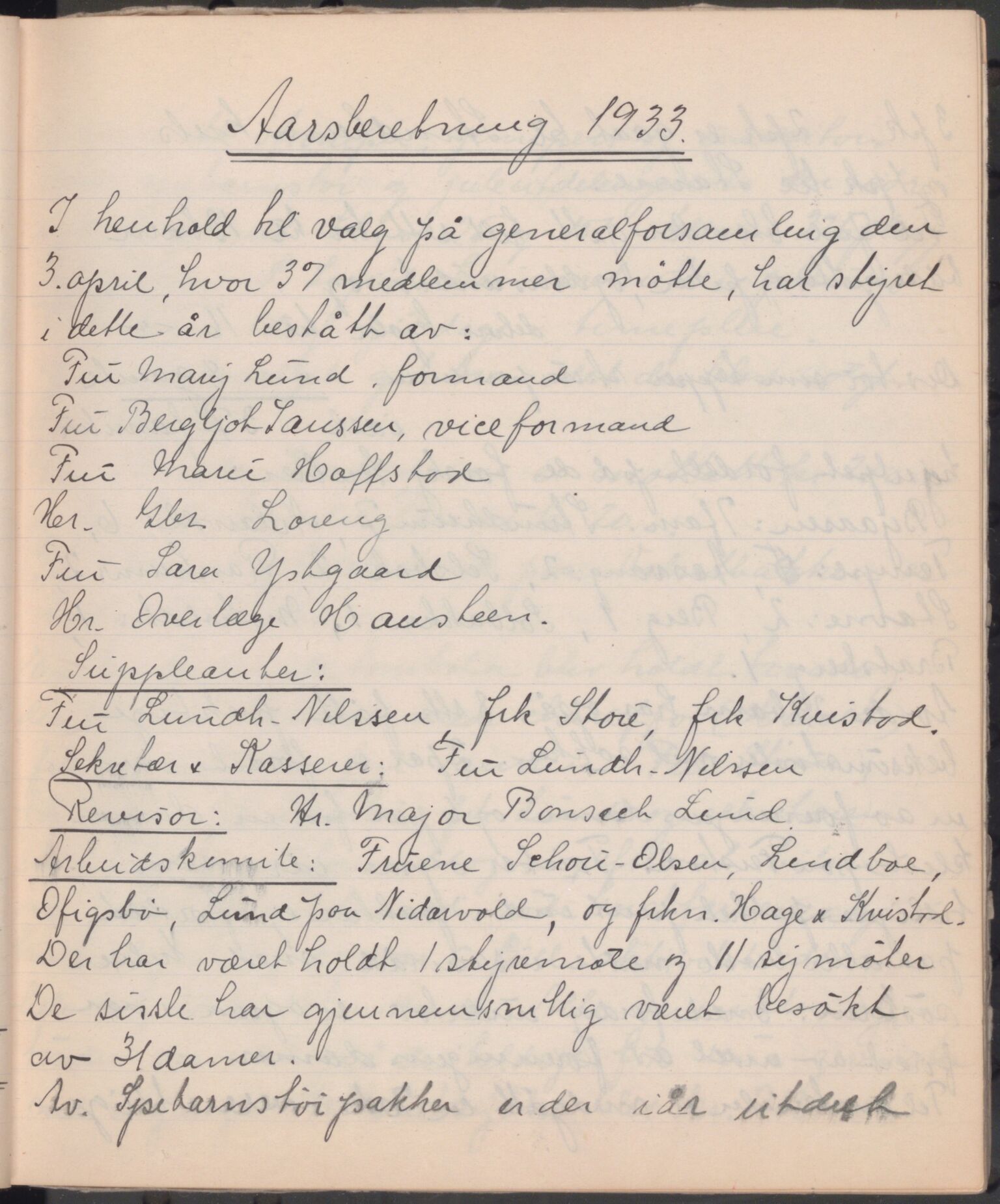 Trondheim Røde Kors, TRKO/PA-1204/A/Ab/L0004: Dagbok for Strinda Røde Kors, 1926-1952, p. 103