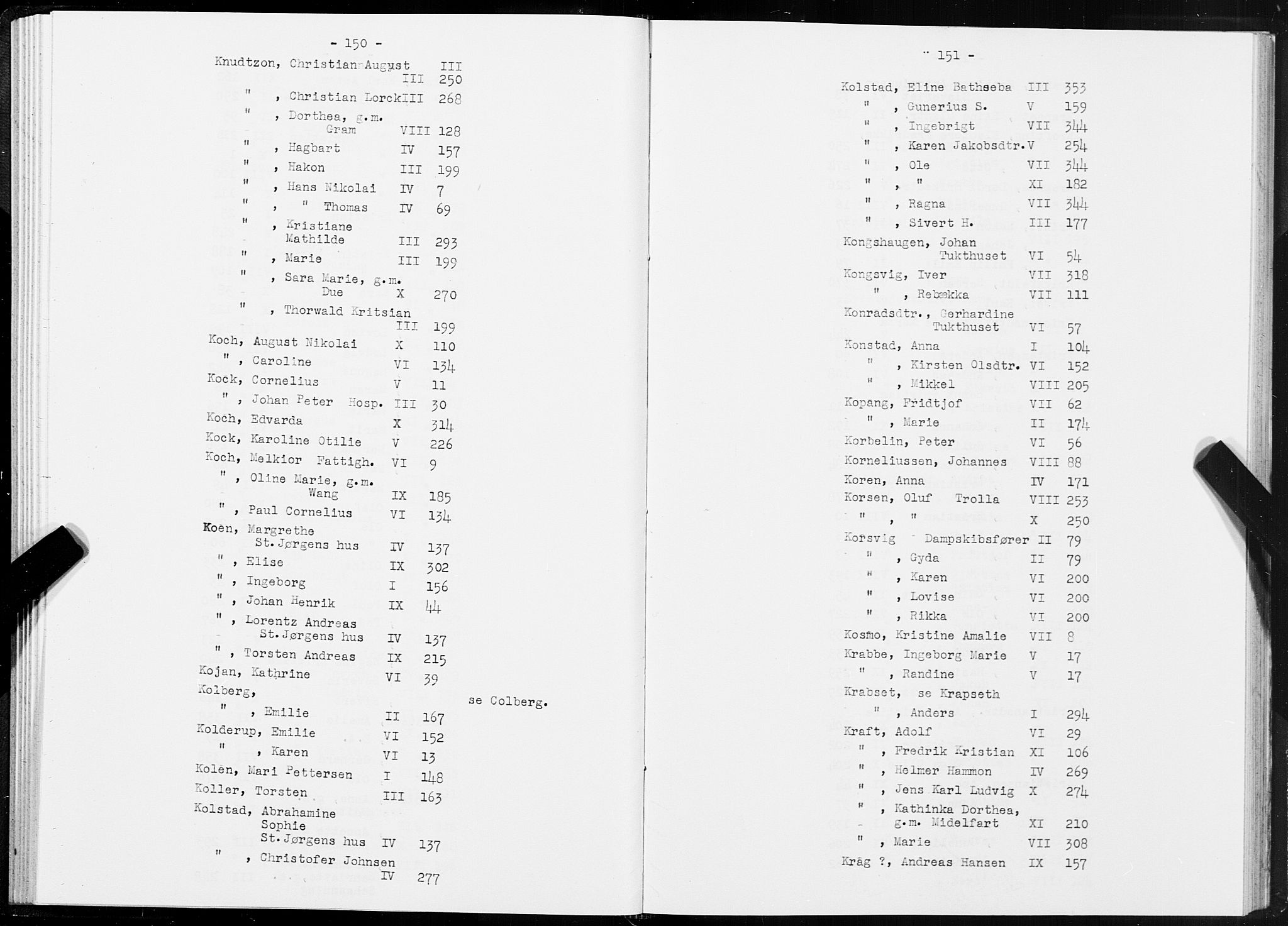 SAT, 1875 census for 1601 Trondheim, 1875, p. 150-151