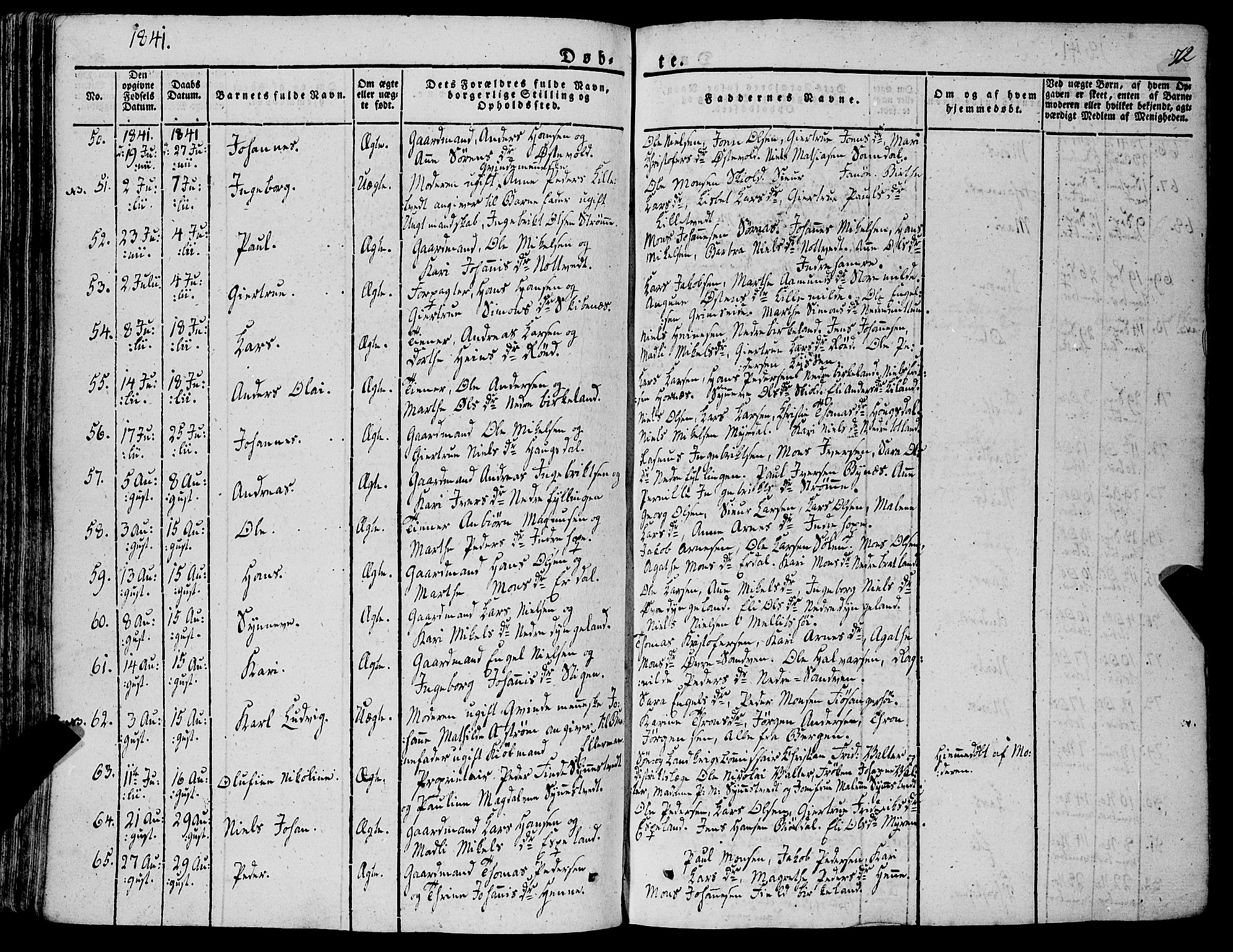 Fana Sokneprestembete, AV/SAB-A-75101/H/Haa/Haaa/L0008: Parish register (official) no. A 8, 1829-1851, p. 72