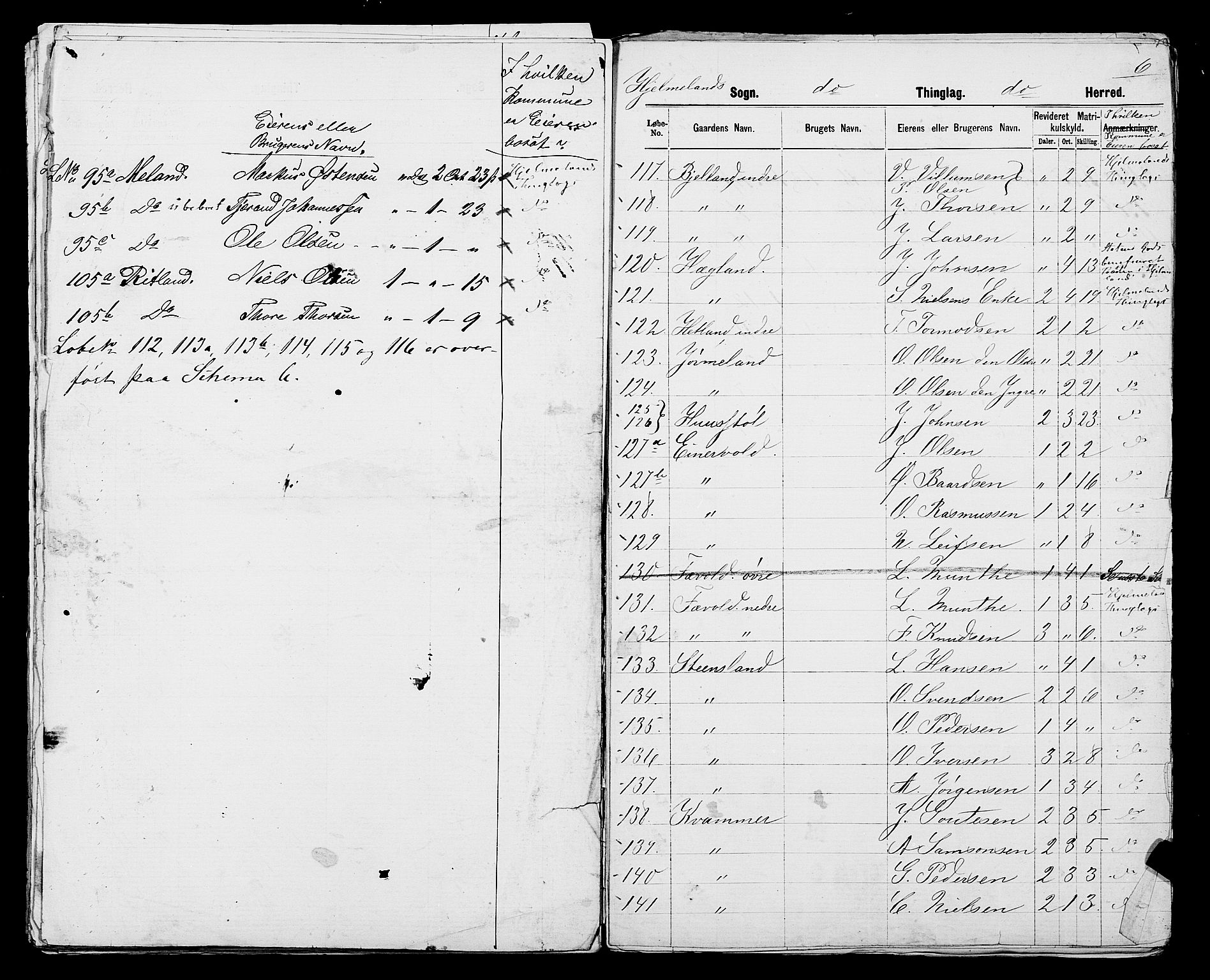 SAST, 1875 census for 1133P Hjelmeland, 1875, p. 37