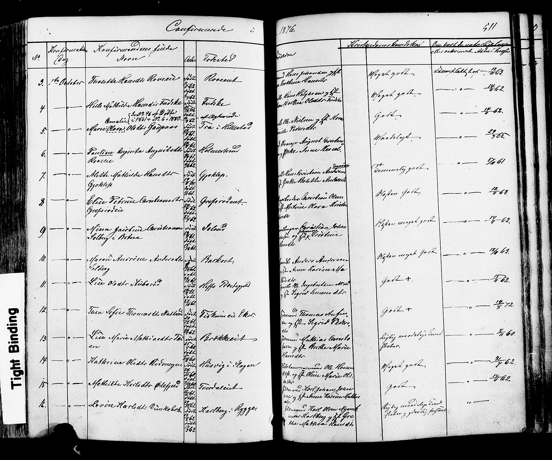 Botne kirkebøker, AV/SAKO-A-340/F/Fa/L0006: Parish register (official) no. I 6, 1836-1877, p. 511