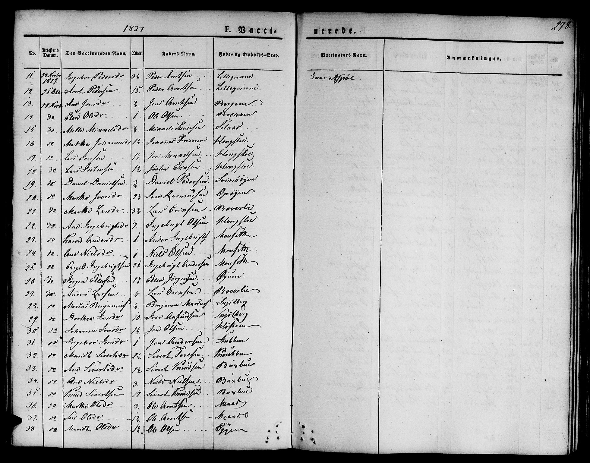 Ministerialprotokoller, klokkerbøker og fødselsregistre - Sør-Trøndelag, AV/SAT-A-1456/668/L0804: Parish register (official) no. 668A04, 1826-1839, p. 278