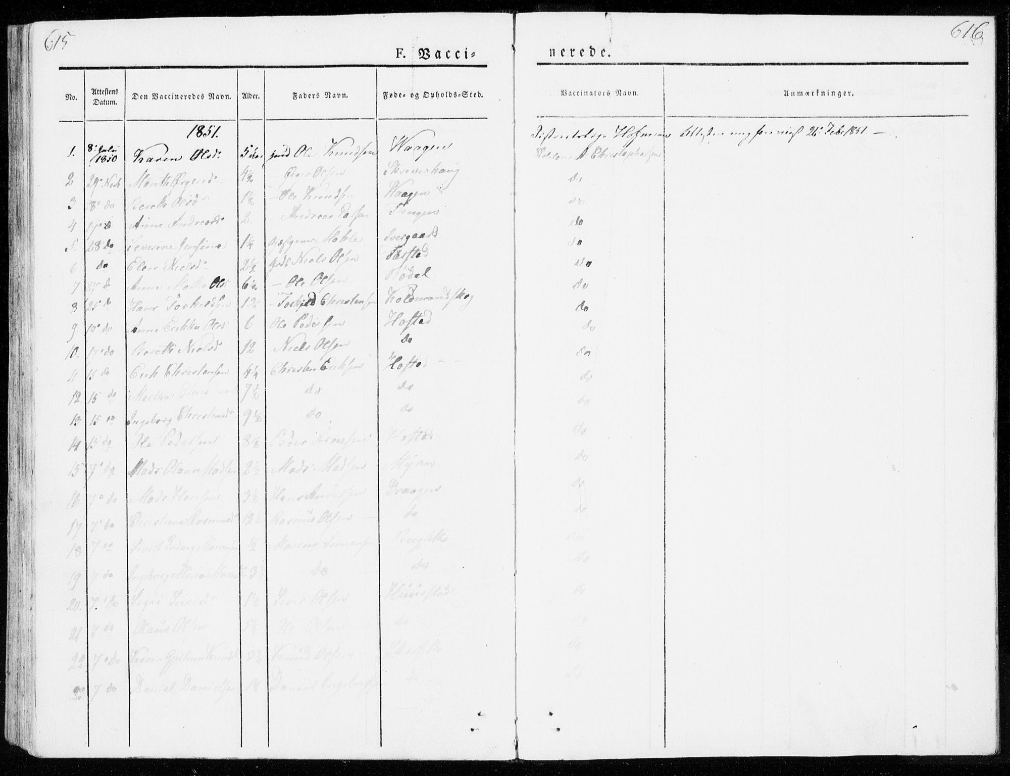 Ministerialprotokoller, klokkerbøker og fødselsregistre - Møre og Romsdal, AV/SAT-A-1454/566/L0766: Parish register (official) no. 566A05, 1842-1851, p. 615-616