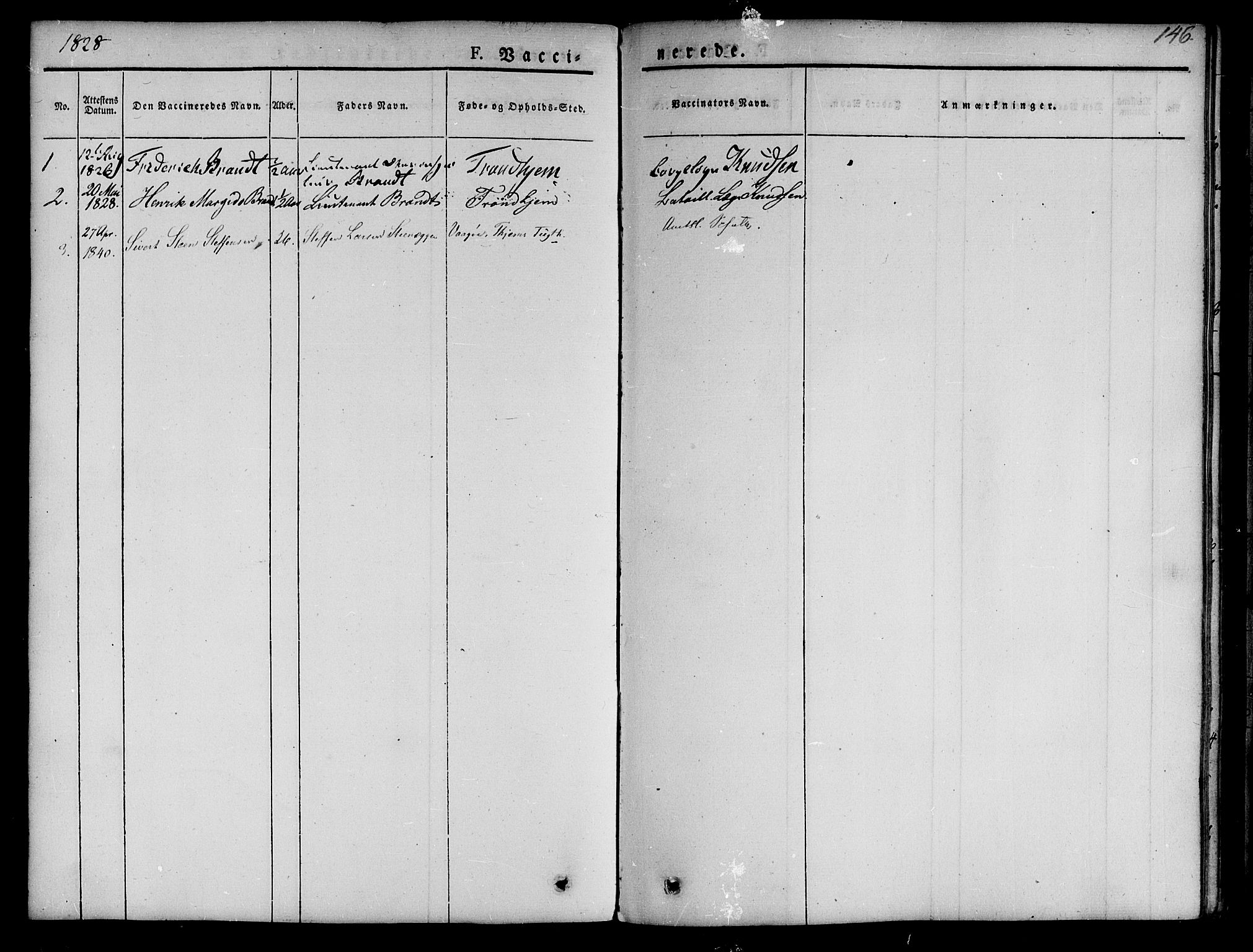 Ministerialprotokoller, klokkerbøker og fødselsregistre - Sør-Trøndelag, SAT/A-1456/623/L0468: Parish register (official) no. 623A02, 1826-1867, p. 146