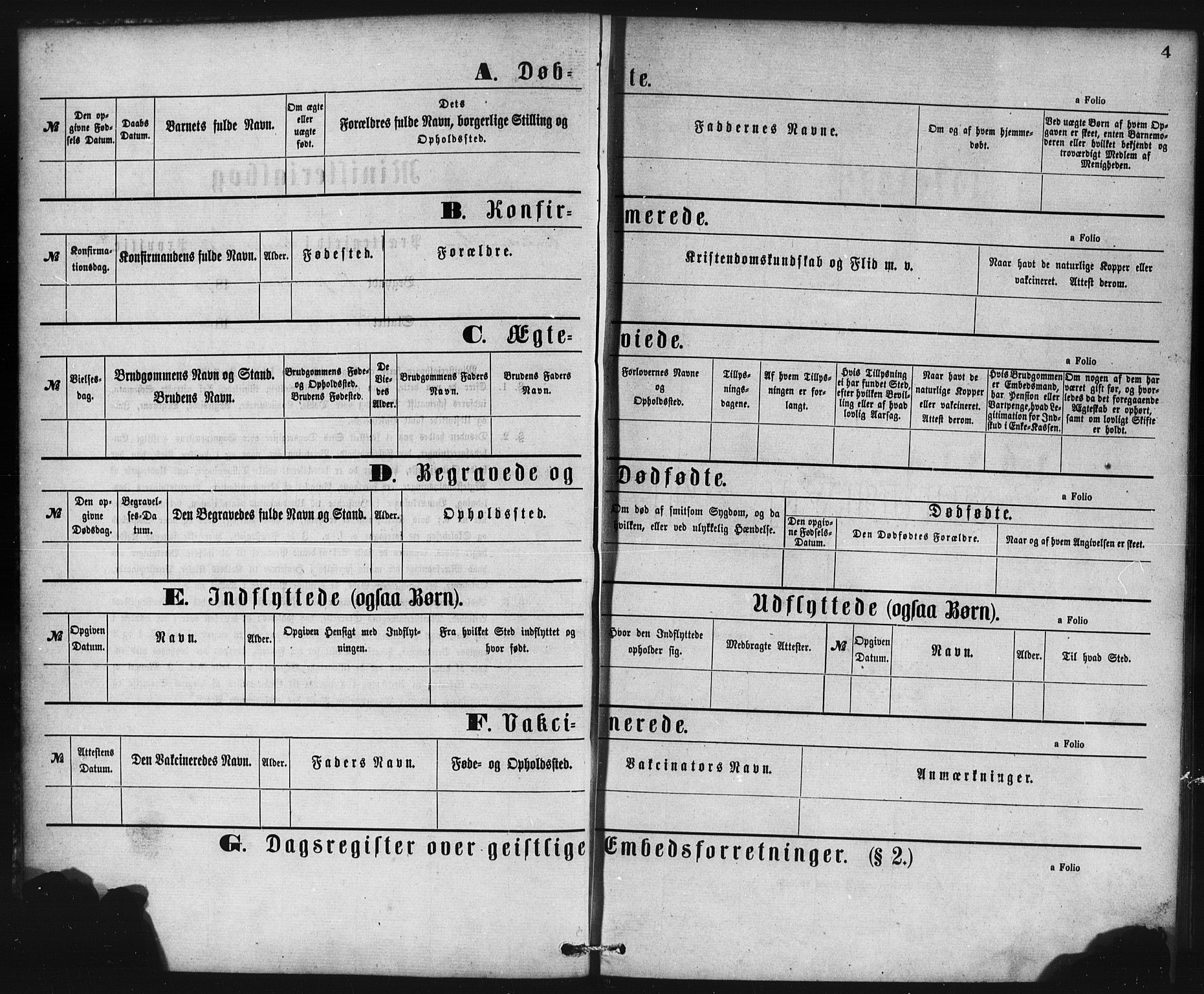 Domkirken sokneprestembete, AV/SAB-A-74801/H/Haa/L0036: Parish register (official) no. D 3, 1875-1880, p. 4