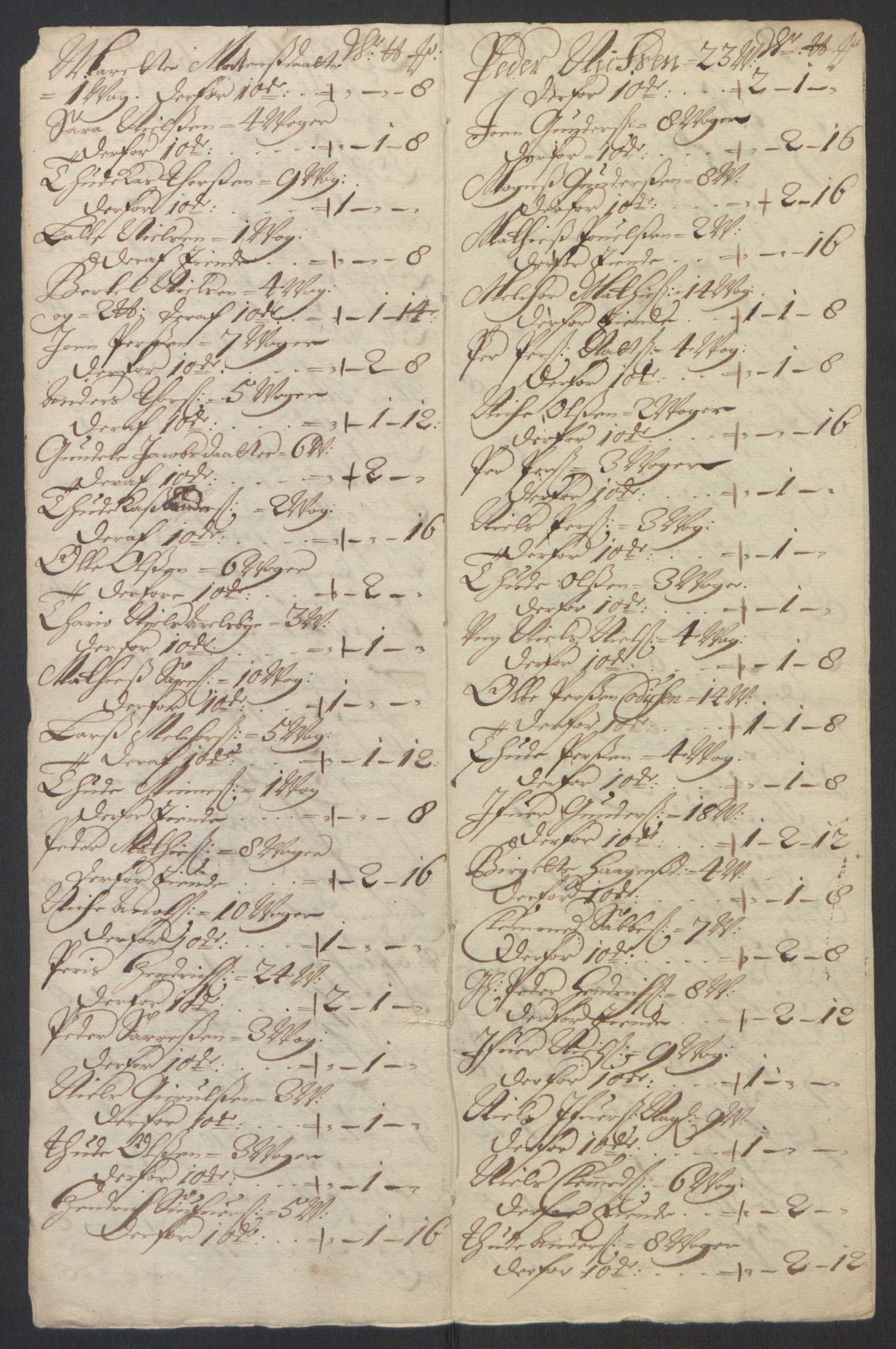 Rentekammeret inntil 1814, Reviderte regnskaper, Fogderegnskap, AV/RA-EA-4092/R69/L4851: Fogderegnskap Finnmark/Vardøhus, 1691-1700, p. 45